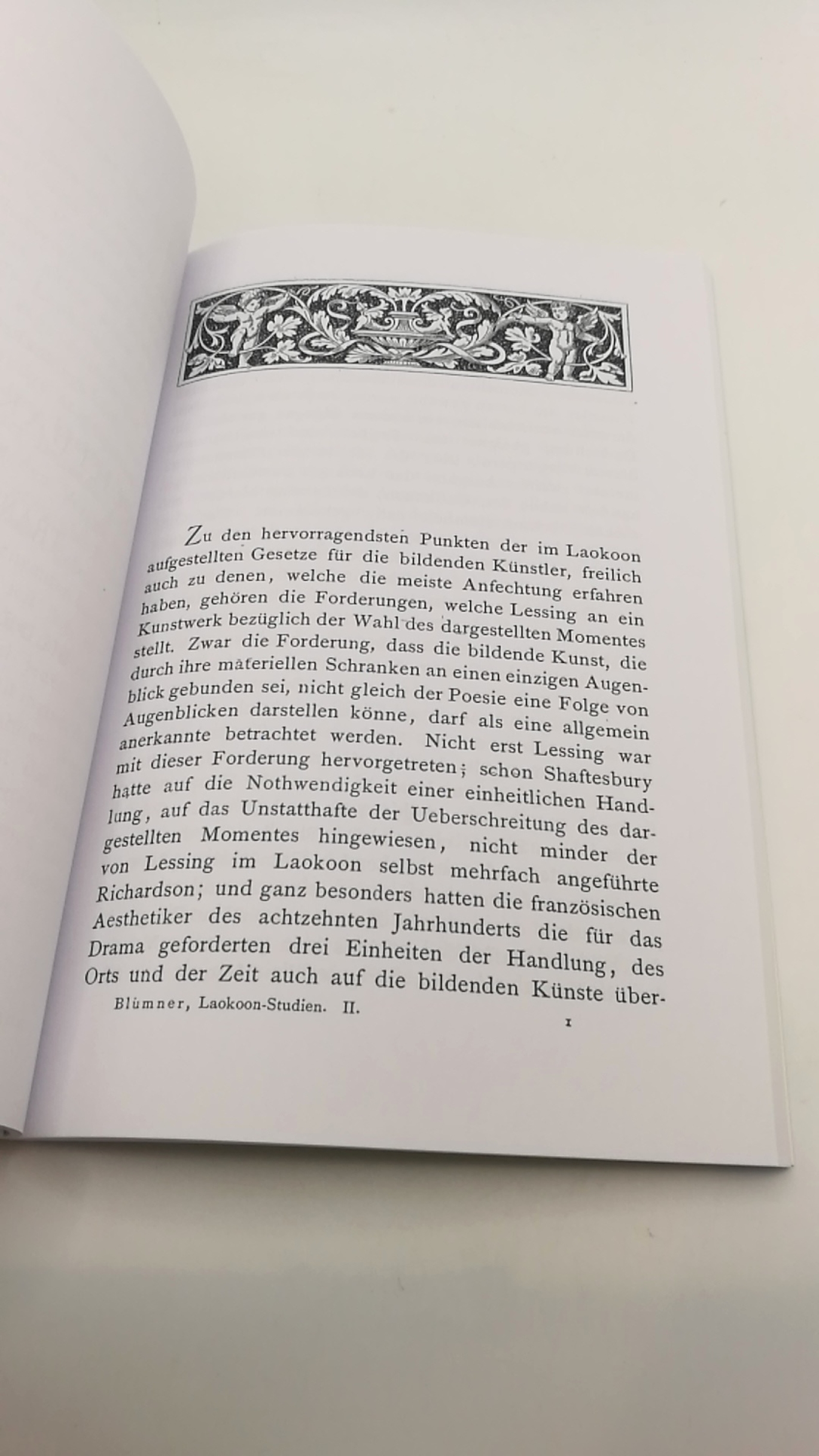 Blumner, H.: Laokoon-Studien. Heft 1 und 2 (=2 Teile in 1 Band)