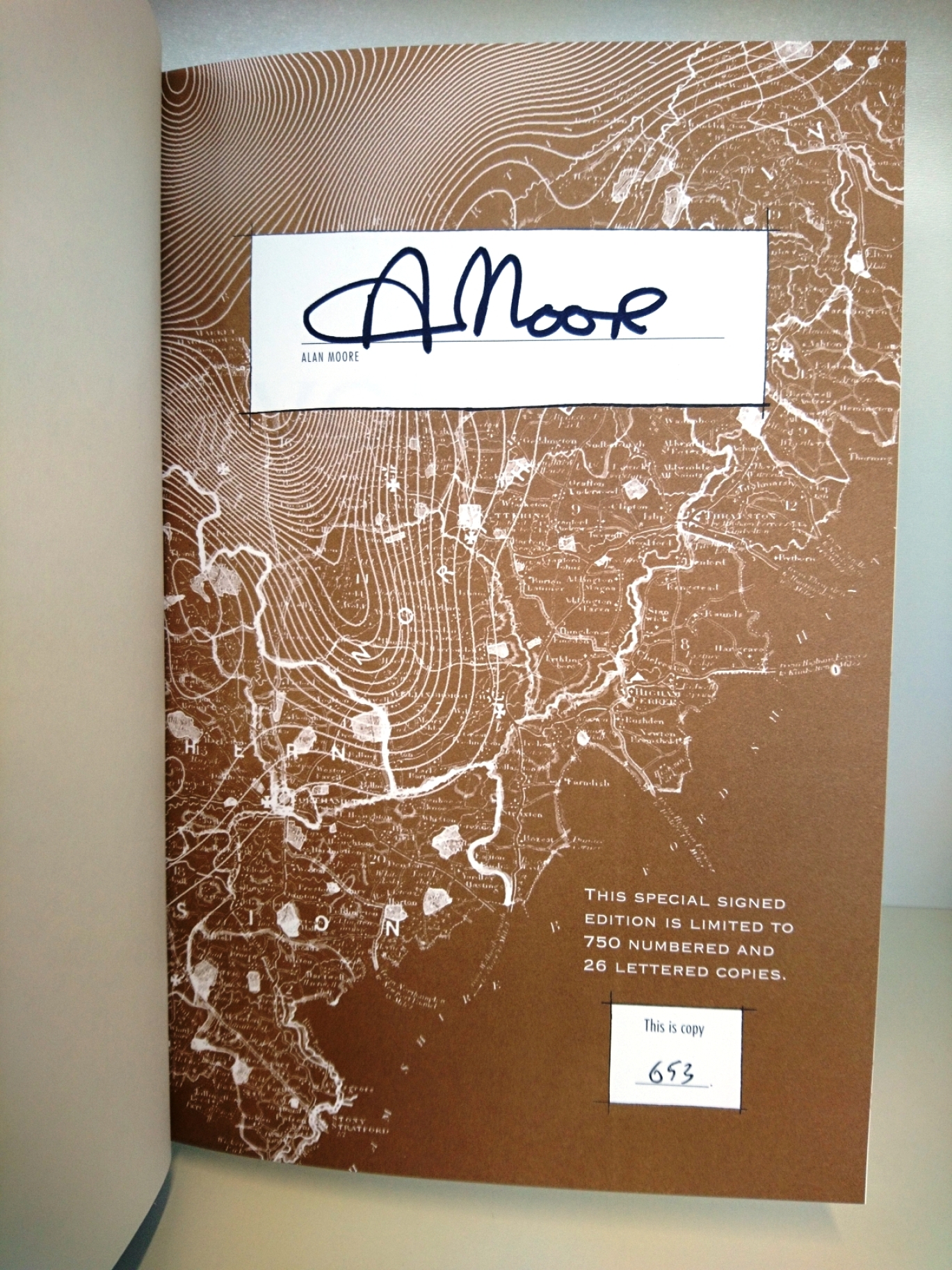 Moore, Alan: Voice of the Fire Signed Limited Edition