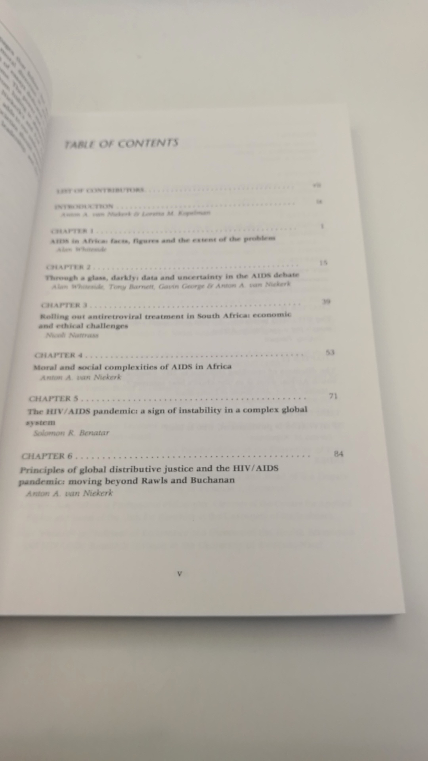 Niekerk, Anton A. van (ed.): Ethics and AIDS in Africa The Challenge to Our Thinking