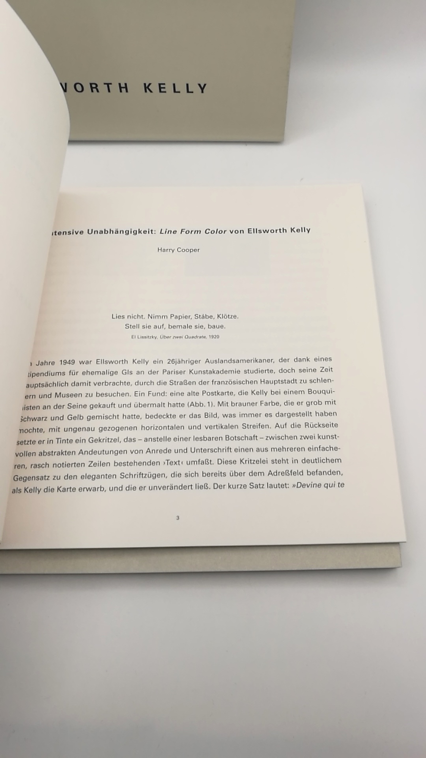 Kelly, Ellsworth: Line Form Color Intensive Unabhängigkeit: Line Form Color von Ellsworth Kelly