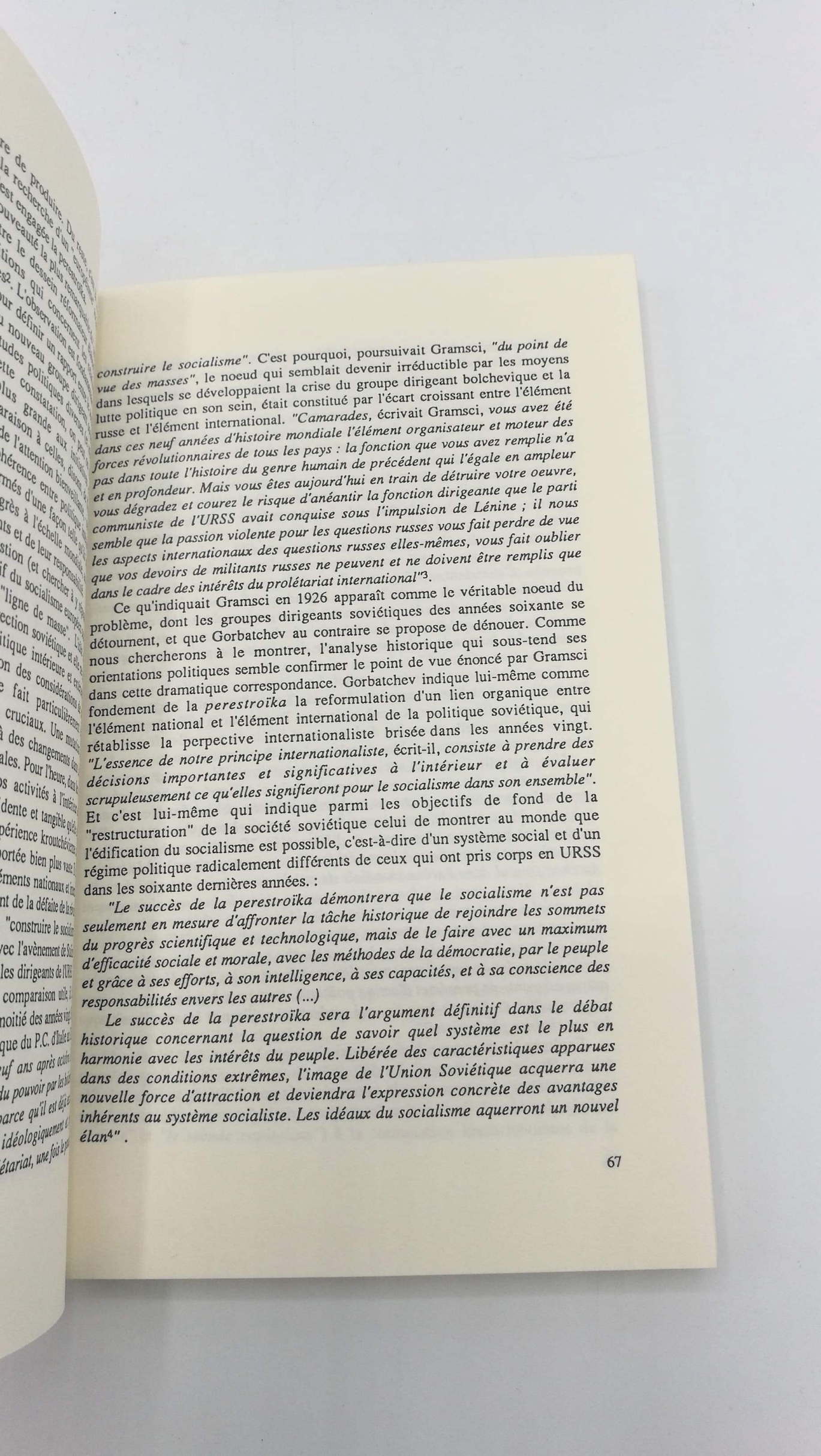 Deuxiéme semeestre 1989 PUF (Hrsg.): Actuel Marx. La perestroika, une revolution?