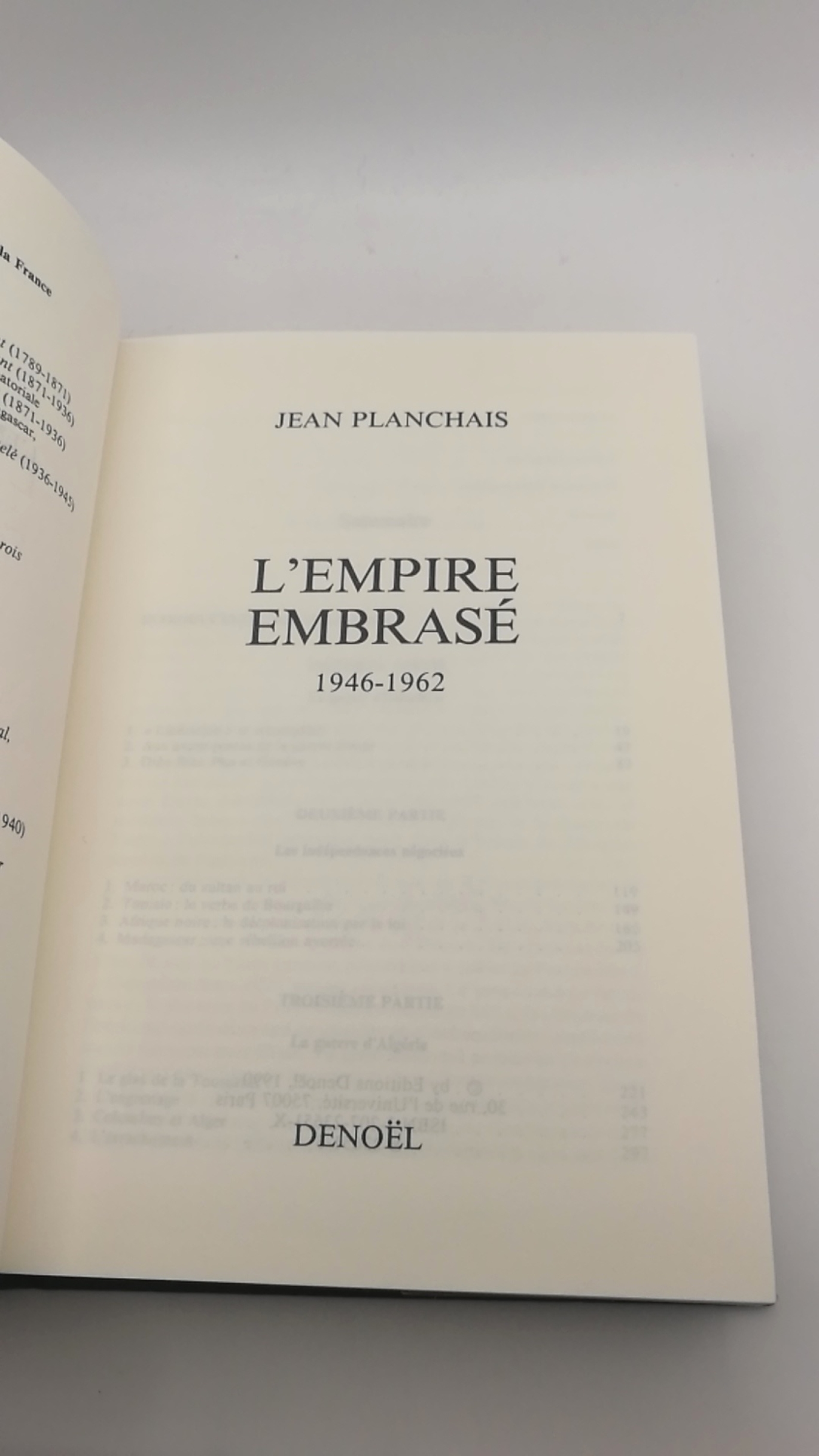 Planchais, Jean: LEmpire embrase 1946-1962