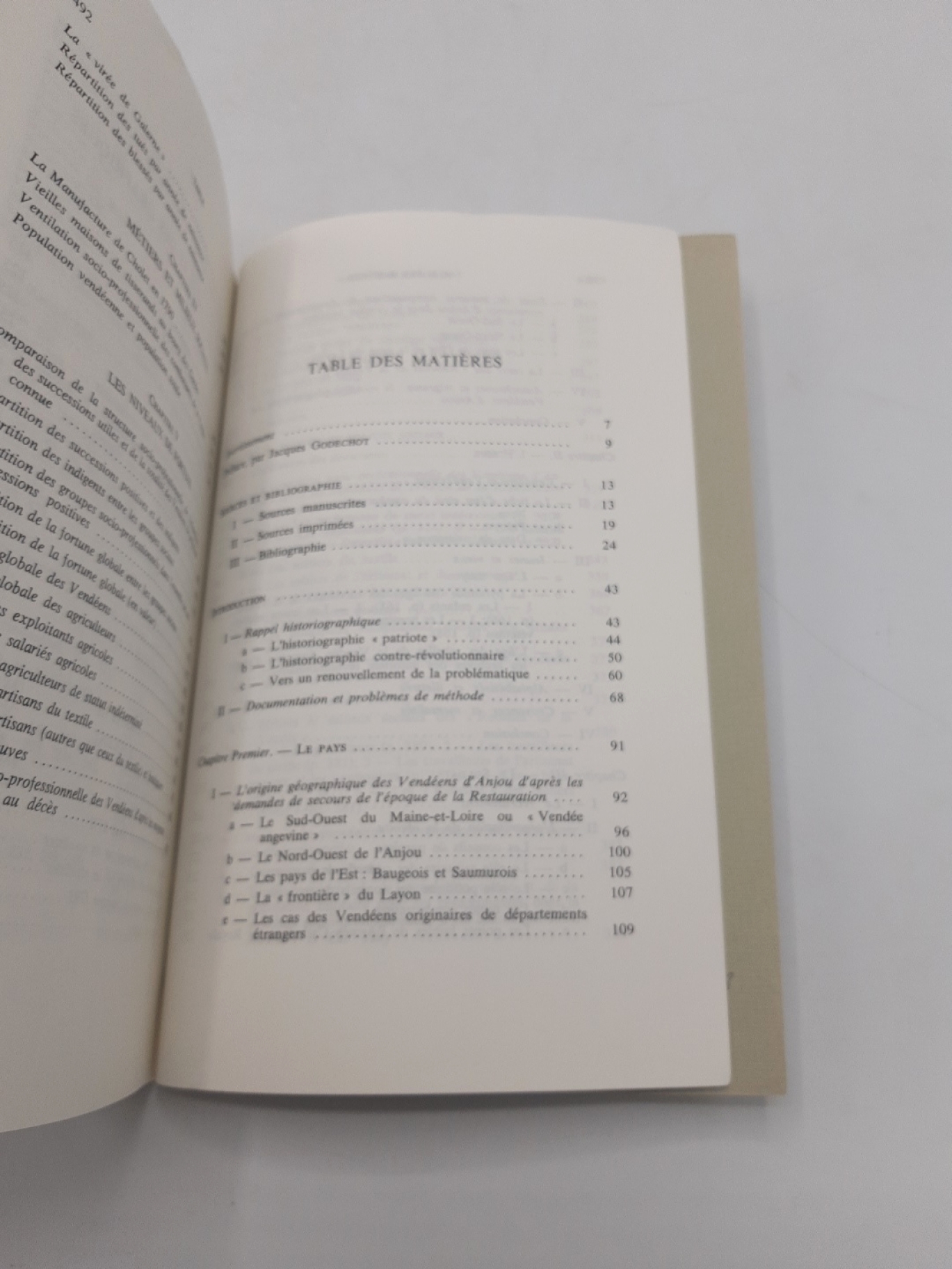 Petitfrere, Claude: Les Vendeens d Anjou 1793 Analyse des structures militaires, sociales et mentales