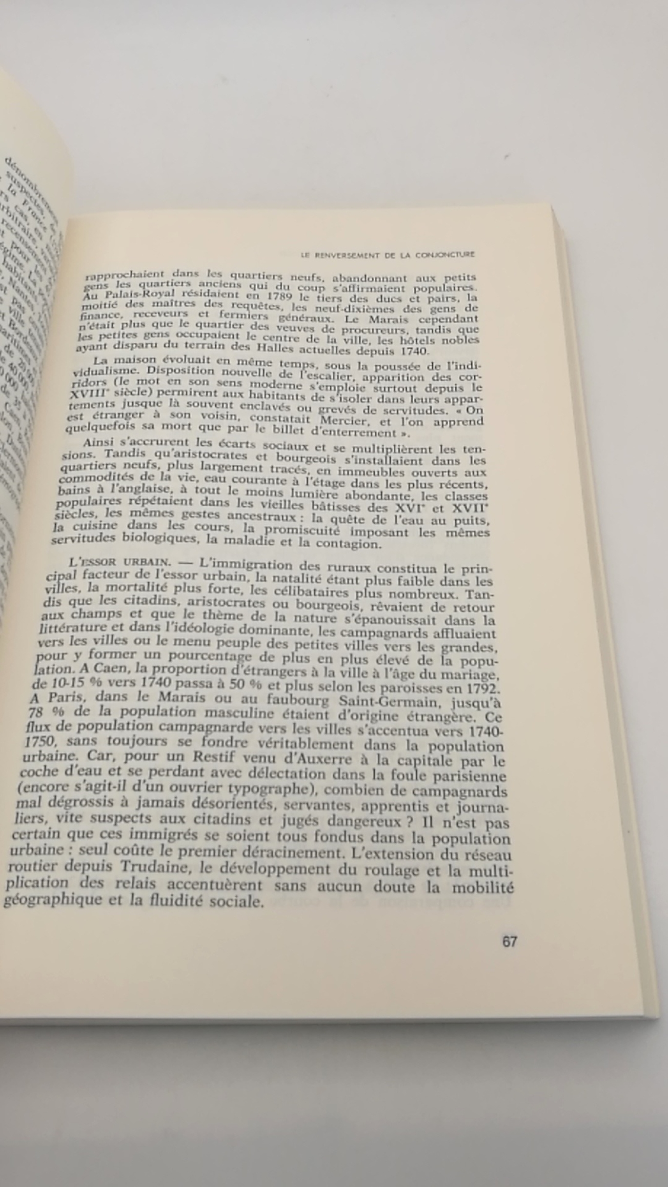 Soboul: La France a la veille de la Révolution économie & société