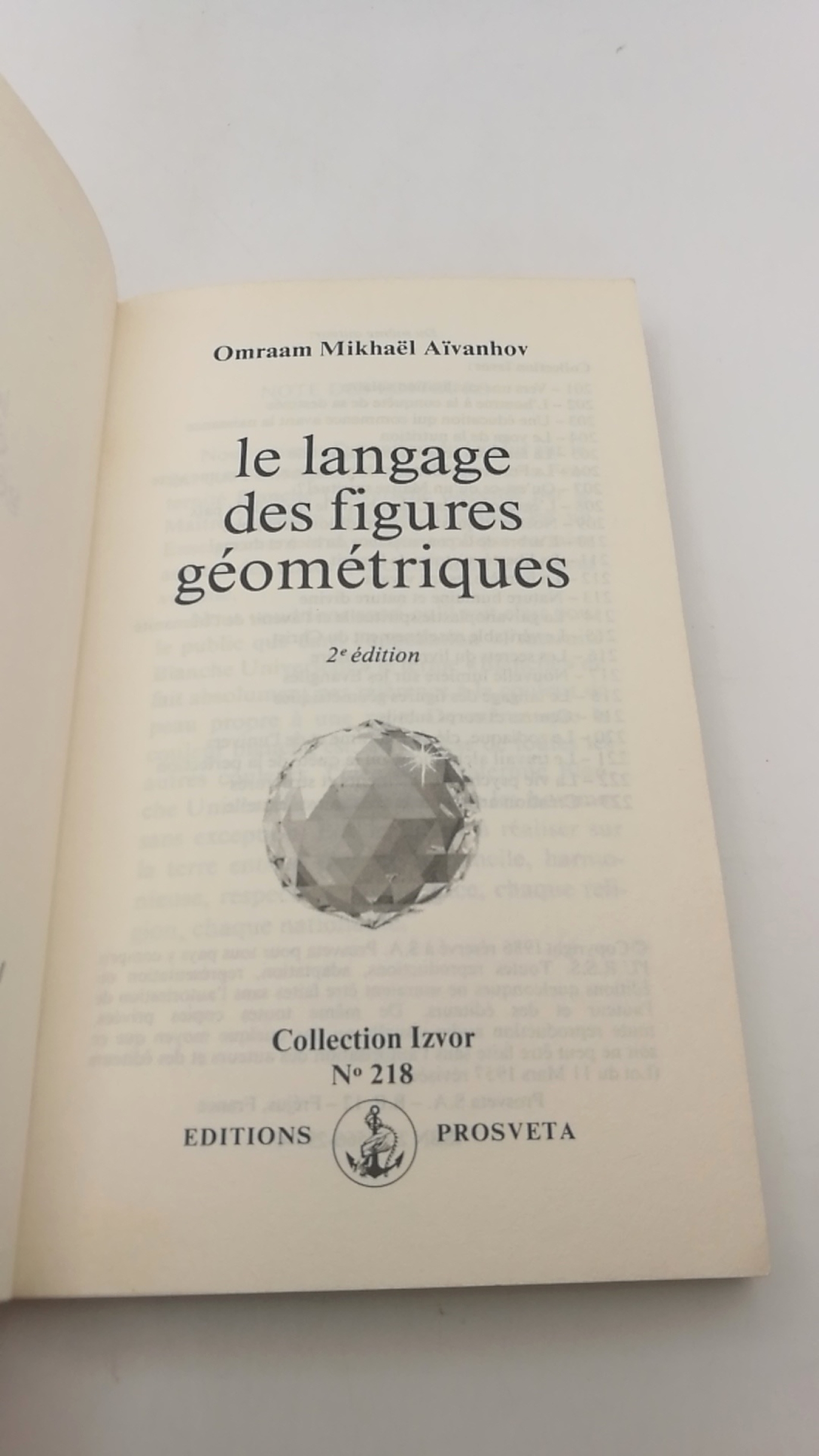 Aïvanhov, Omraam Mikhaël: Le langage des figures géométriques