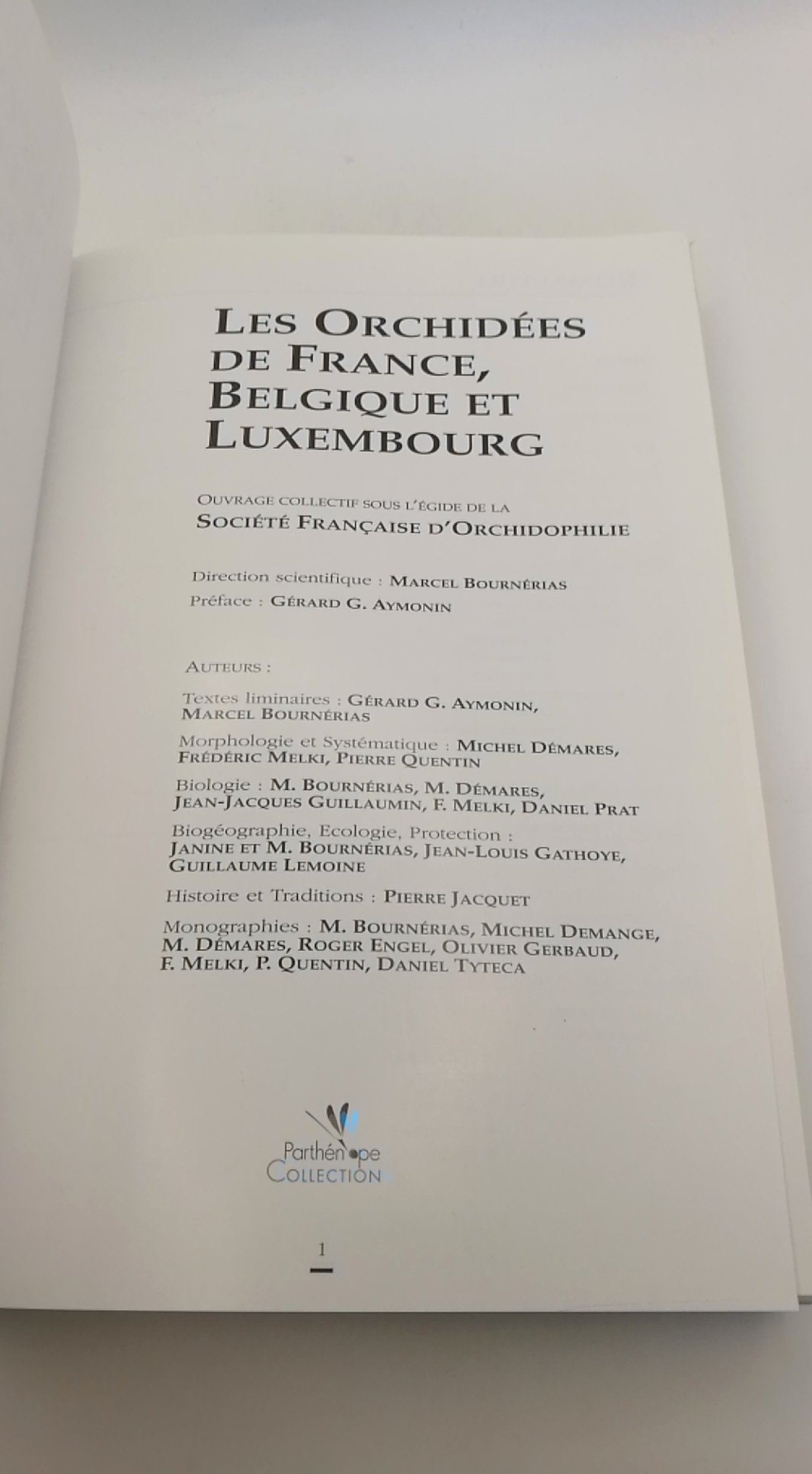 Bournerias, Marcel (Hrsg.): Les orchidées de France, Belgique et Luxembourg