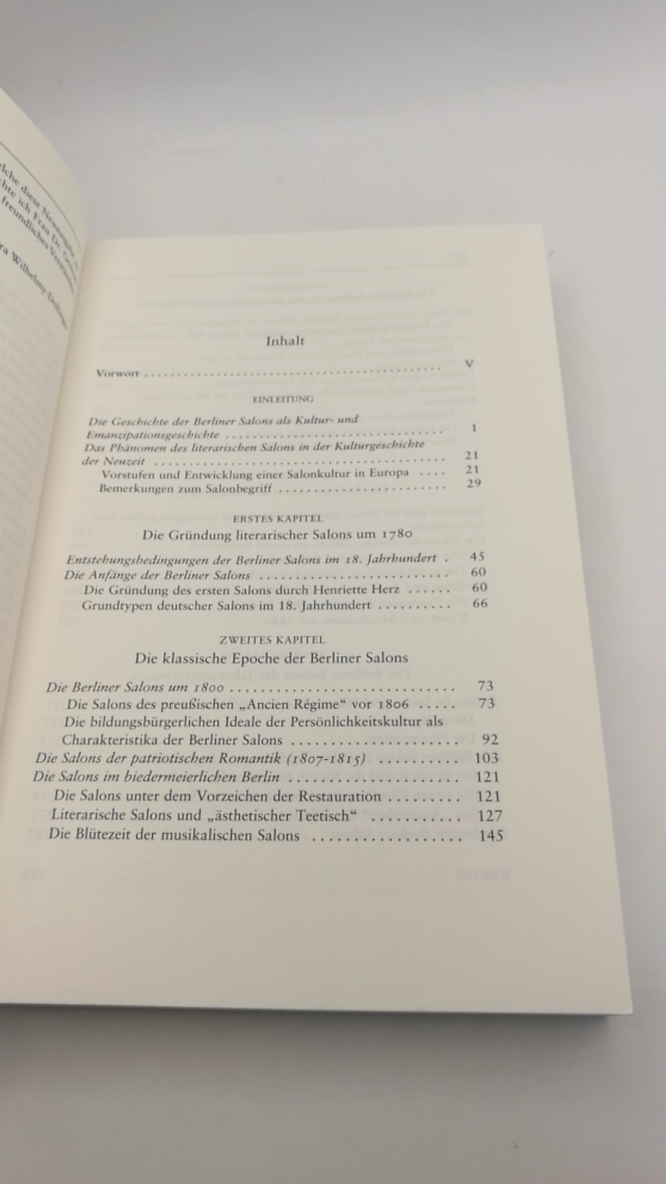 Wilhelmy-Dollinger, Petra (Verfasser): Die Berliner Salons Mit historisch-literarischen Spaziergängen / Petra Wilhelmy-Dollinger