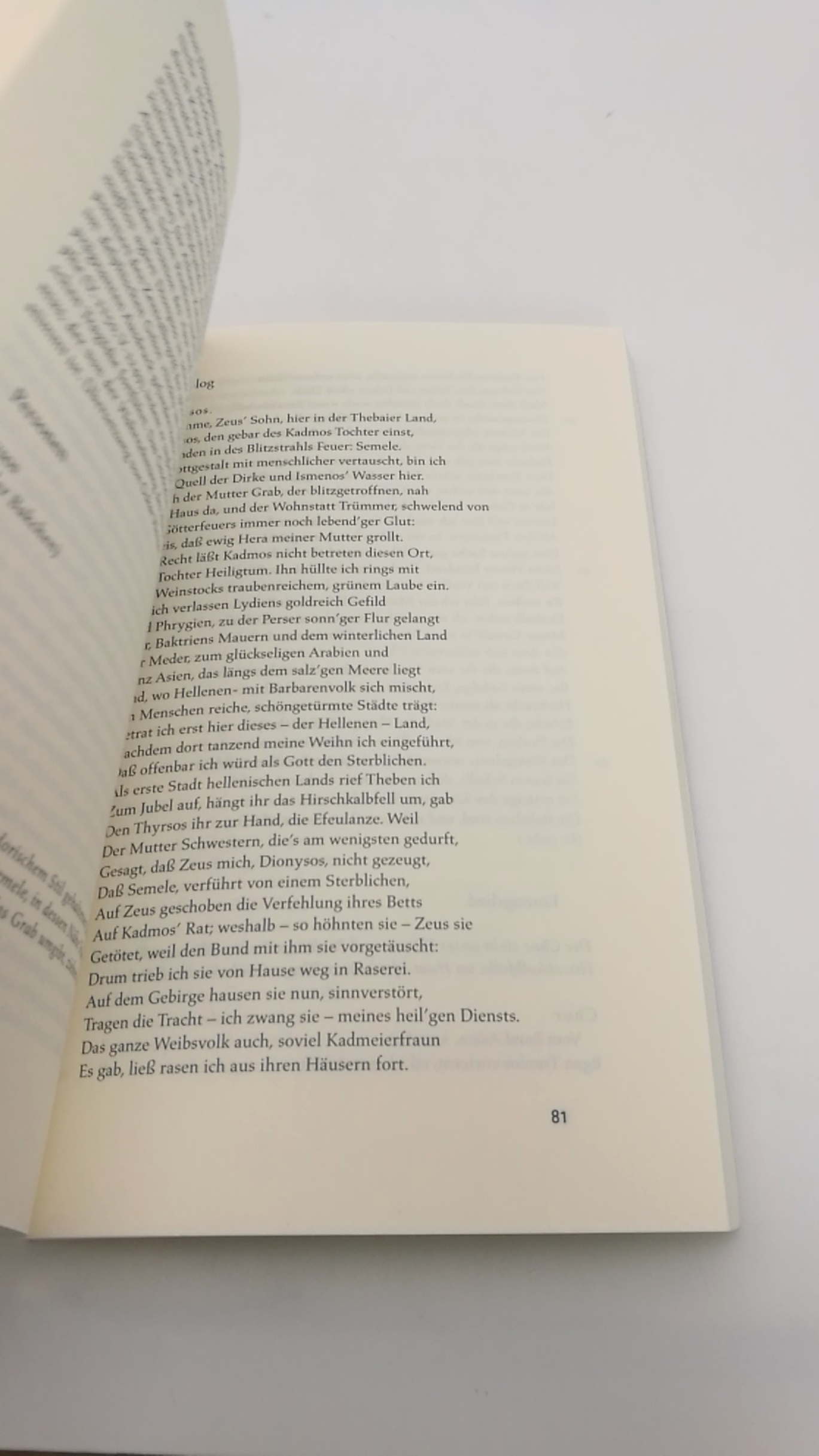 Schmidt, Jochen (Herausgeber): Mythos Dionysos Texte von Homer bis Thomas Mann / hrsg. von Jochen Schmidt und Ute Schmidt-Berger