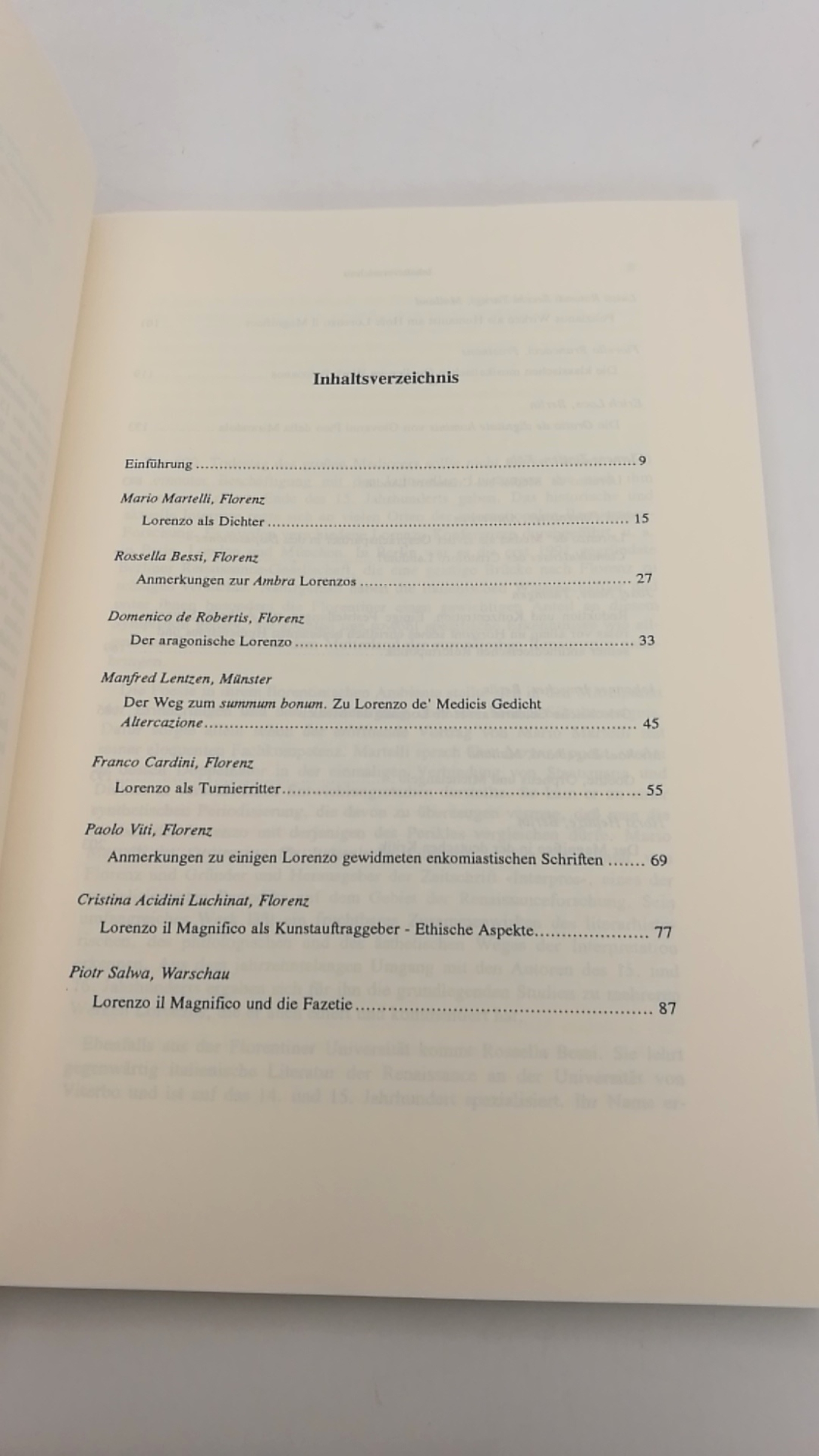 Heintze, Horst (Herausgeber): Lorenzo der Prächtige und die Kultur im Florenz des 15. Jahrhunderts 