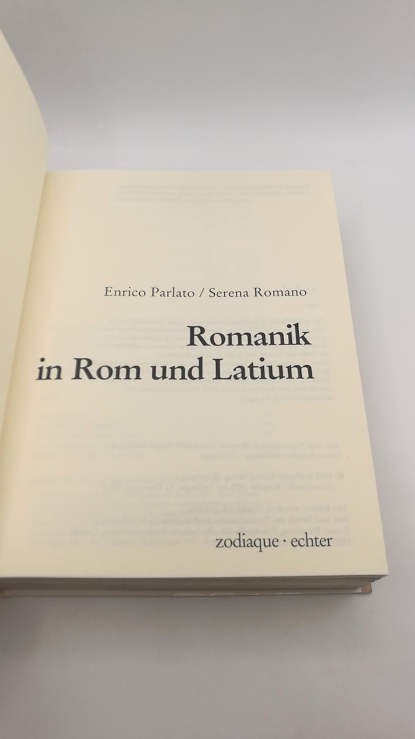 Parlato / Romano, Enrico / Serena: Romanik in Rom und Latium