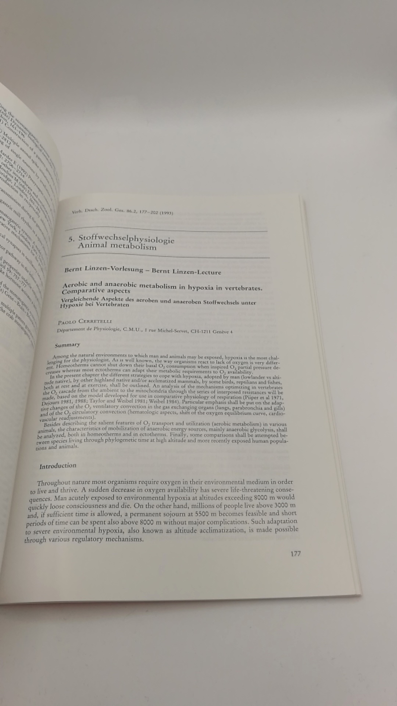 Pfannenstiel, Hans-Dieter: Verhandlungen der Deutschen Zoologischen Gesellschaft. Hauptvorträge 86. Jahresversammlung 1993 in Salzburg