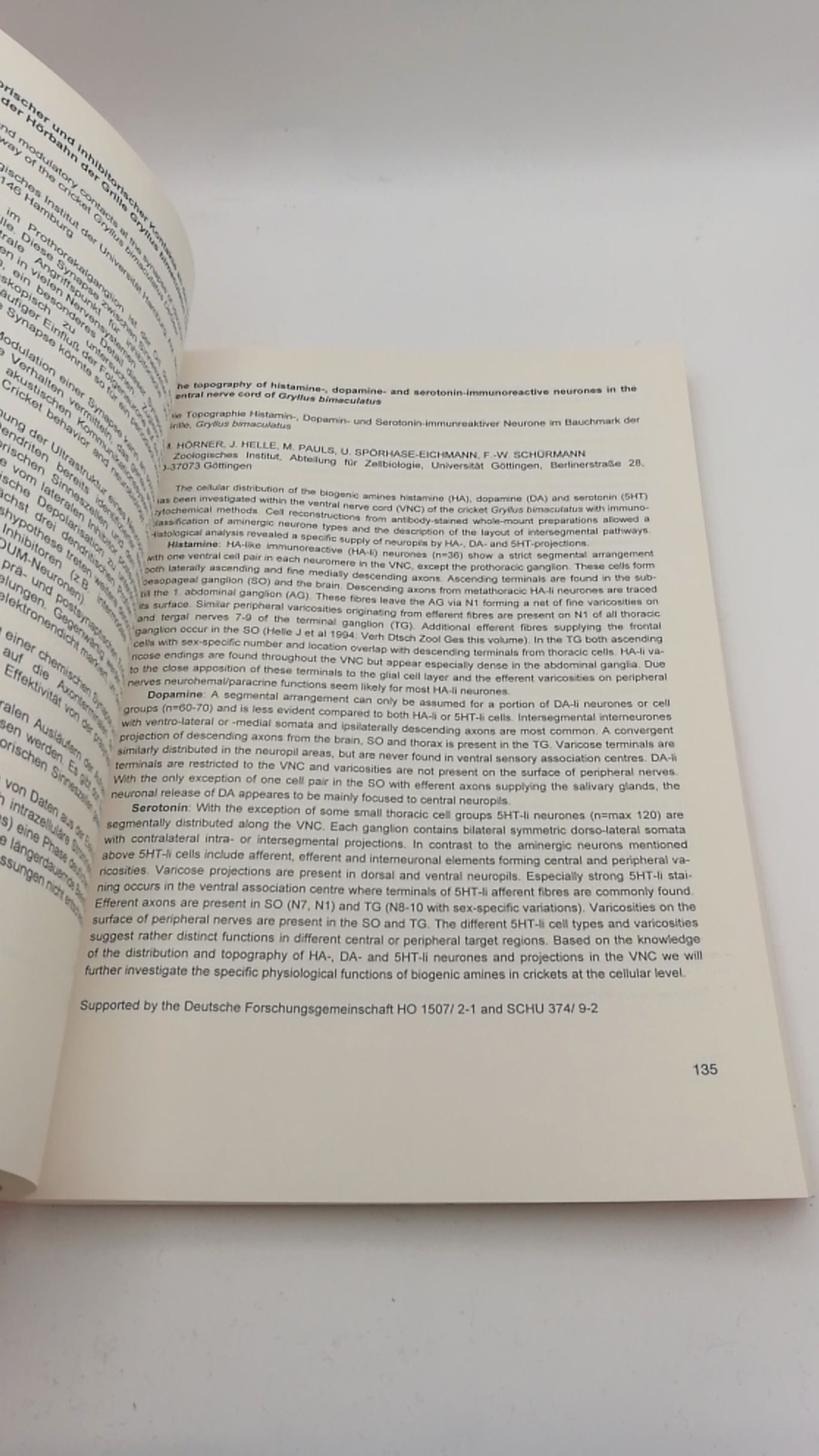 Pfannenstiel, Hans-Dieter (Hrgs.): Verhandlungen der Deutschen Zoologischen Gesellschaft. Kurzpublikationen = Short communications 87. Jahresversammlung 1994 in Jena