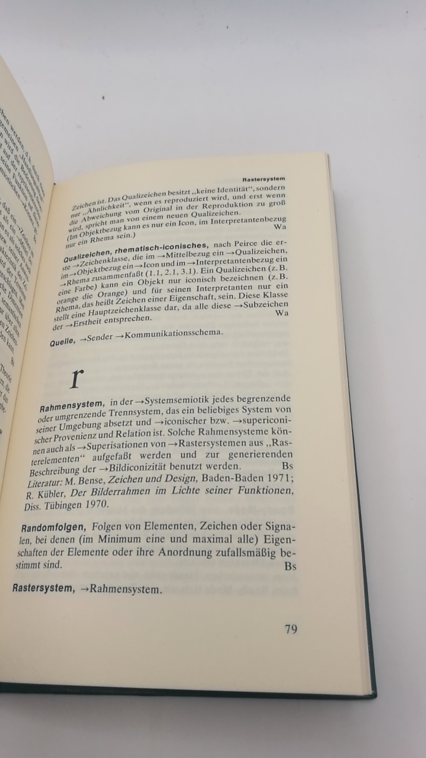 Bense, Max (Herausgeber): Wörterbuch der Semiotik