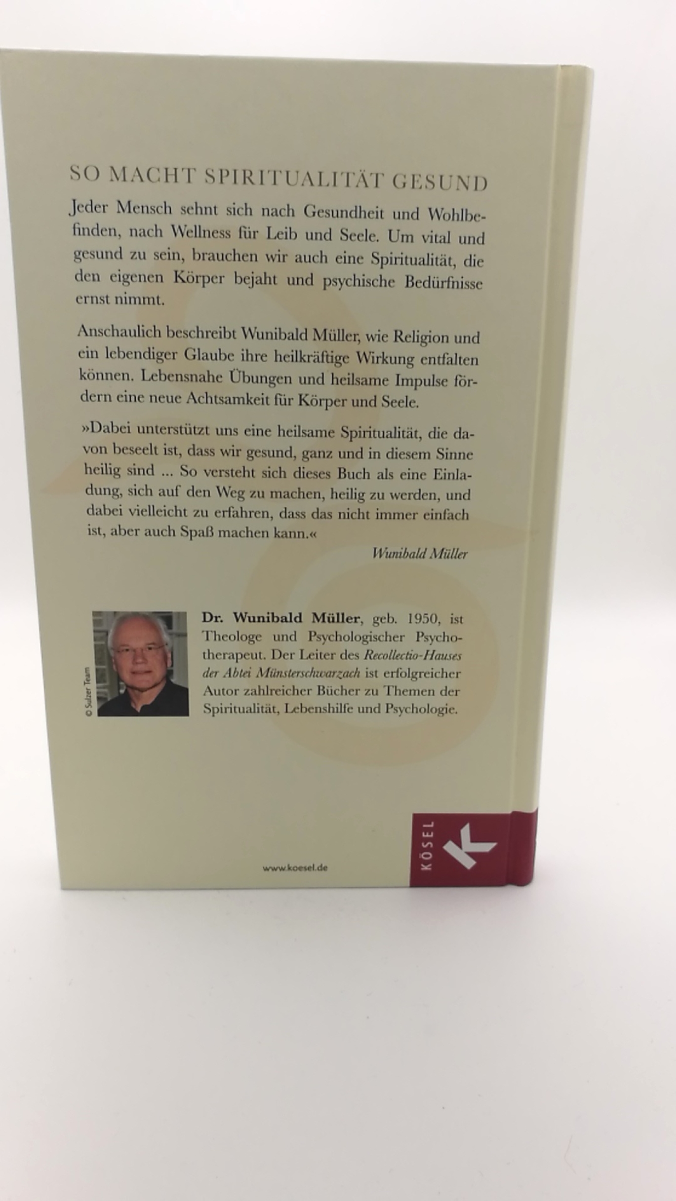 Müller, Wunibald (Verfasser): Du sollst Leib und Seele ehren Für eine heilsame Spiritualität / Wunibald Müller