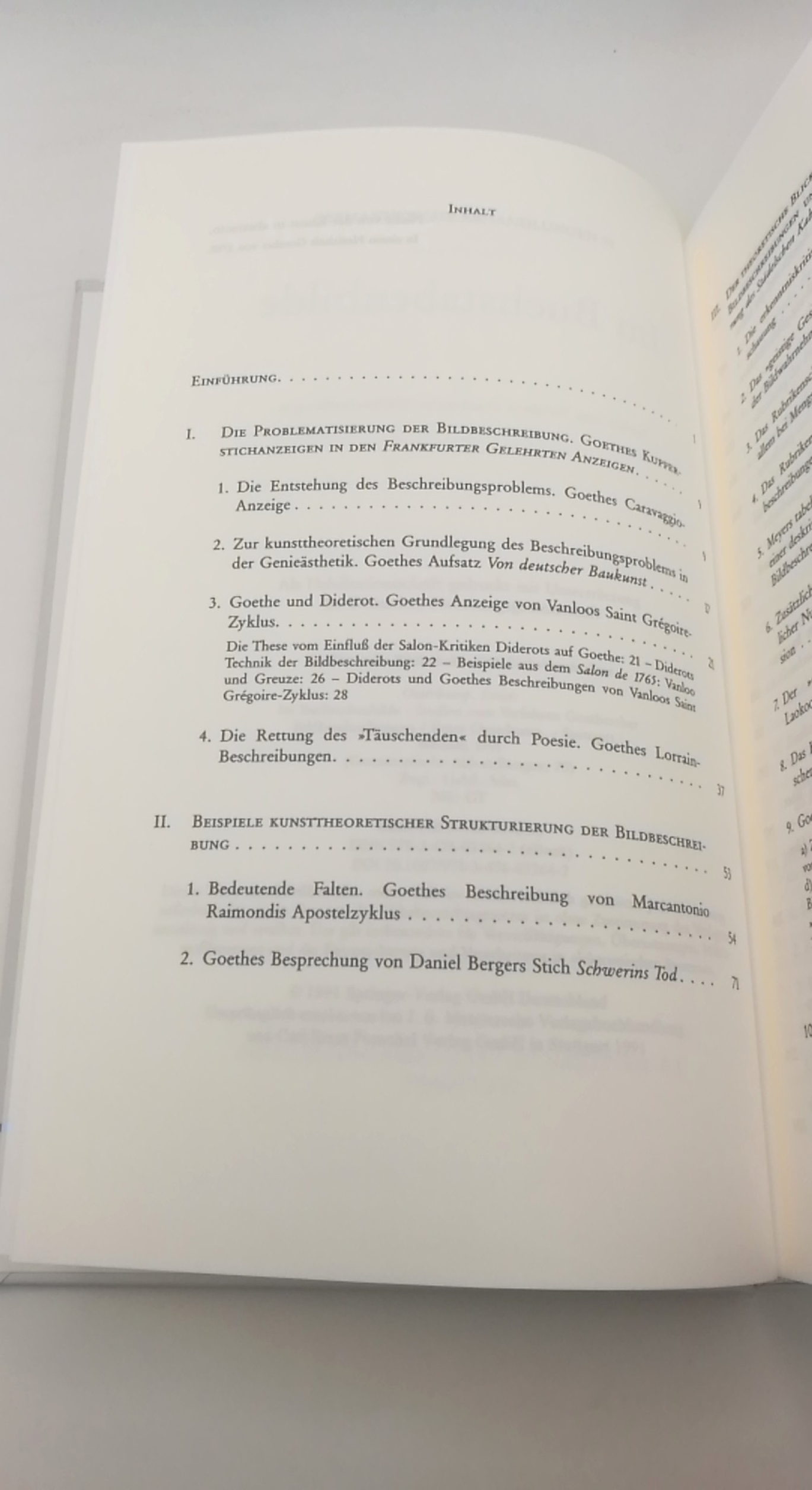 Osterkamp, Ernst (Verfasser): Im Buchstabenbilde Studien zum Verfahren Goethescher Bildbeschreibungen / Ernst Osterkamp