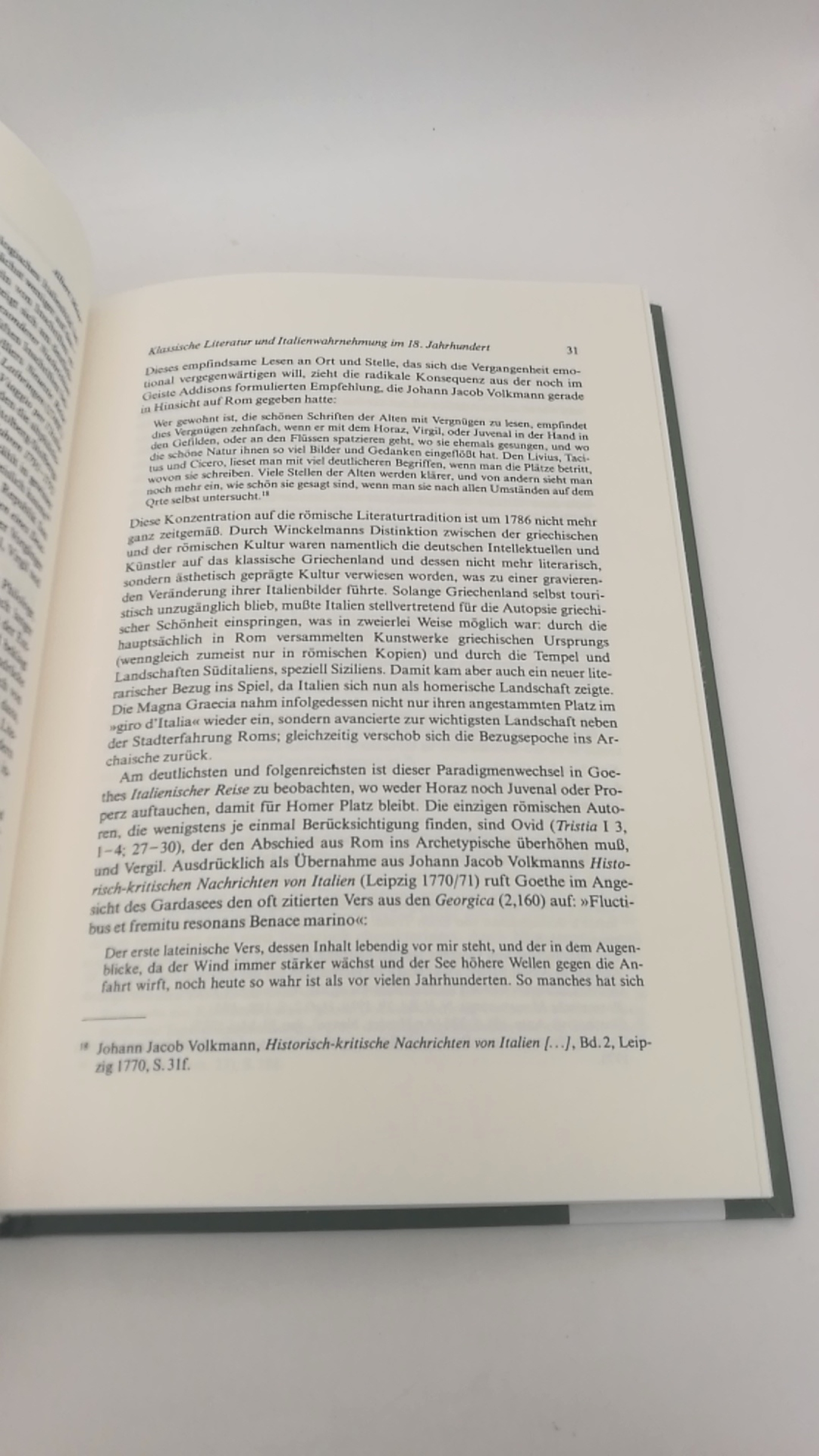 Heitmann, Klaus (Herausgeber): Deutsches Italienbild und italienisches Deutschlandbild im 18. Jahrhundert / hrsg. von Klaus Heitmann und Teodoro Scamardi 