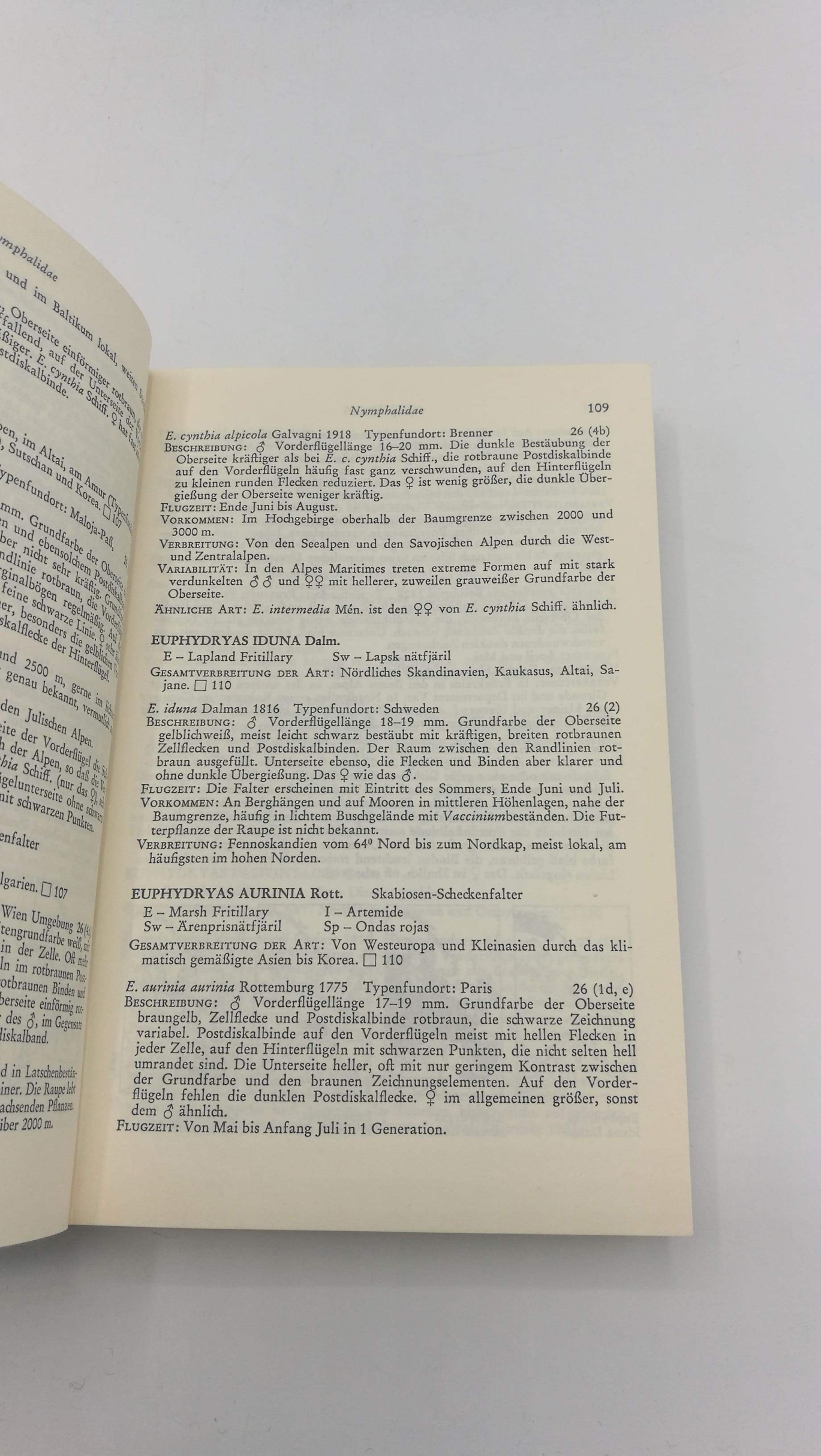 Higgins, Lionel G.: Die Tagfalter Europas und Nordwestafrikas Ein Taschenbuch für Biologen und Naturfreunde.