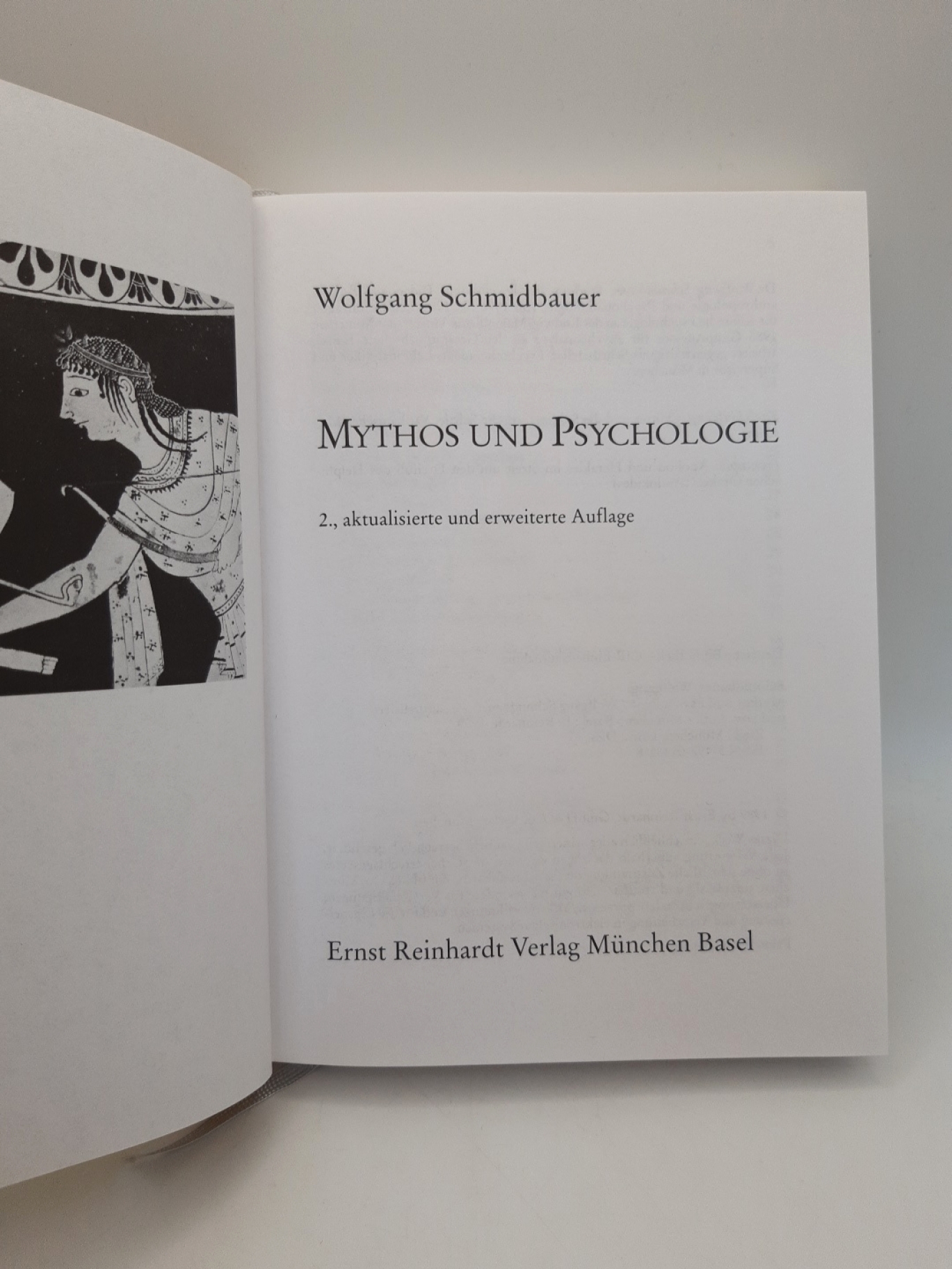 Schmidbauer, Wolfgang (Verfasser): Mythos und Psychologie / Wolfgang Schmidbauer 