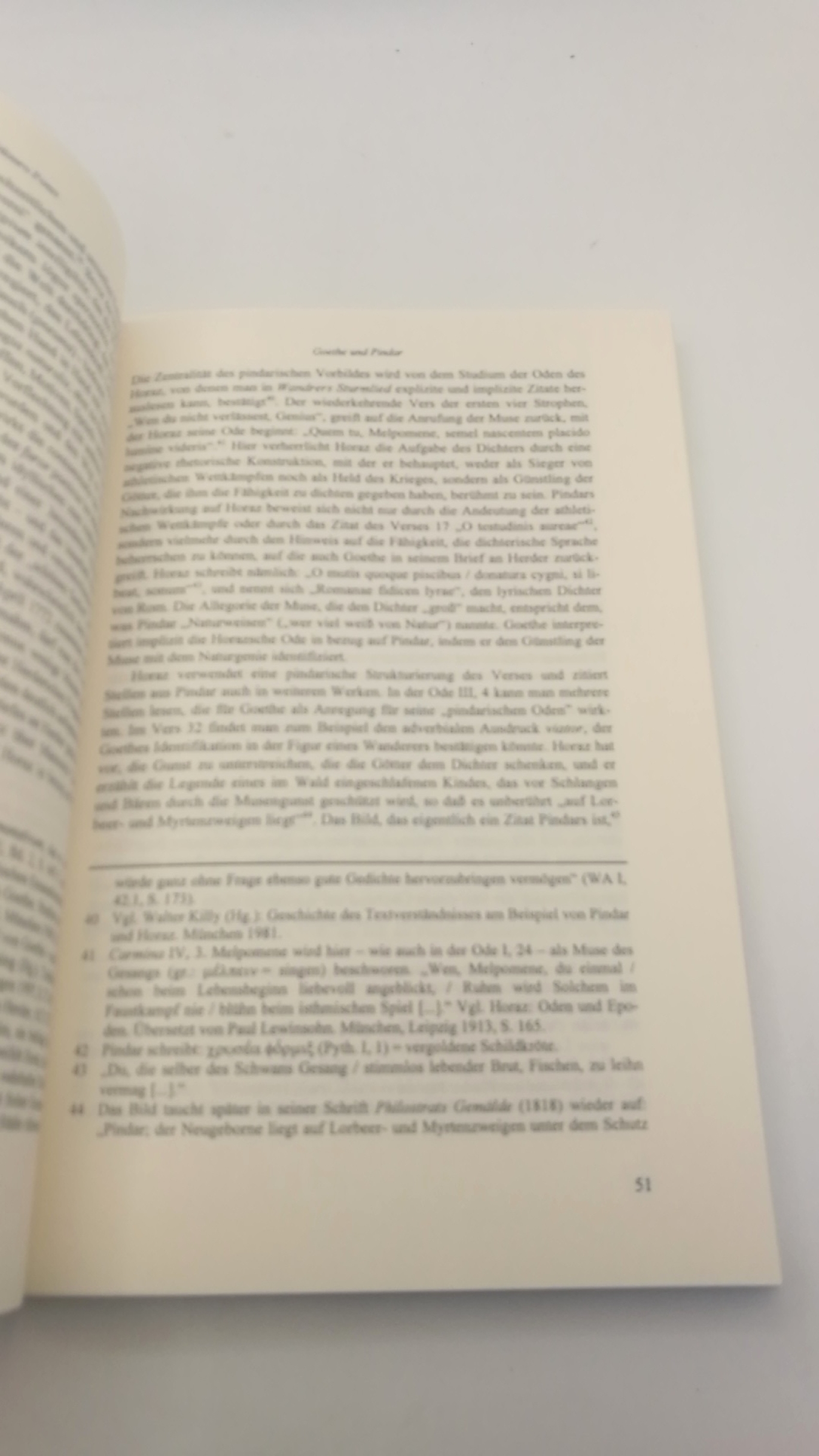 Witte, Bernd (Herausgeber): Goethes Rückblick auf die Antike Beiträge des deutsch-italienischen Kolloquiums, Rom 1998