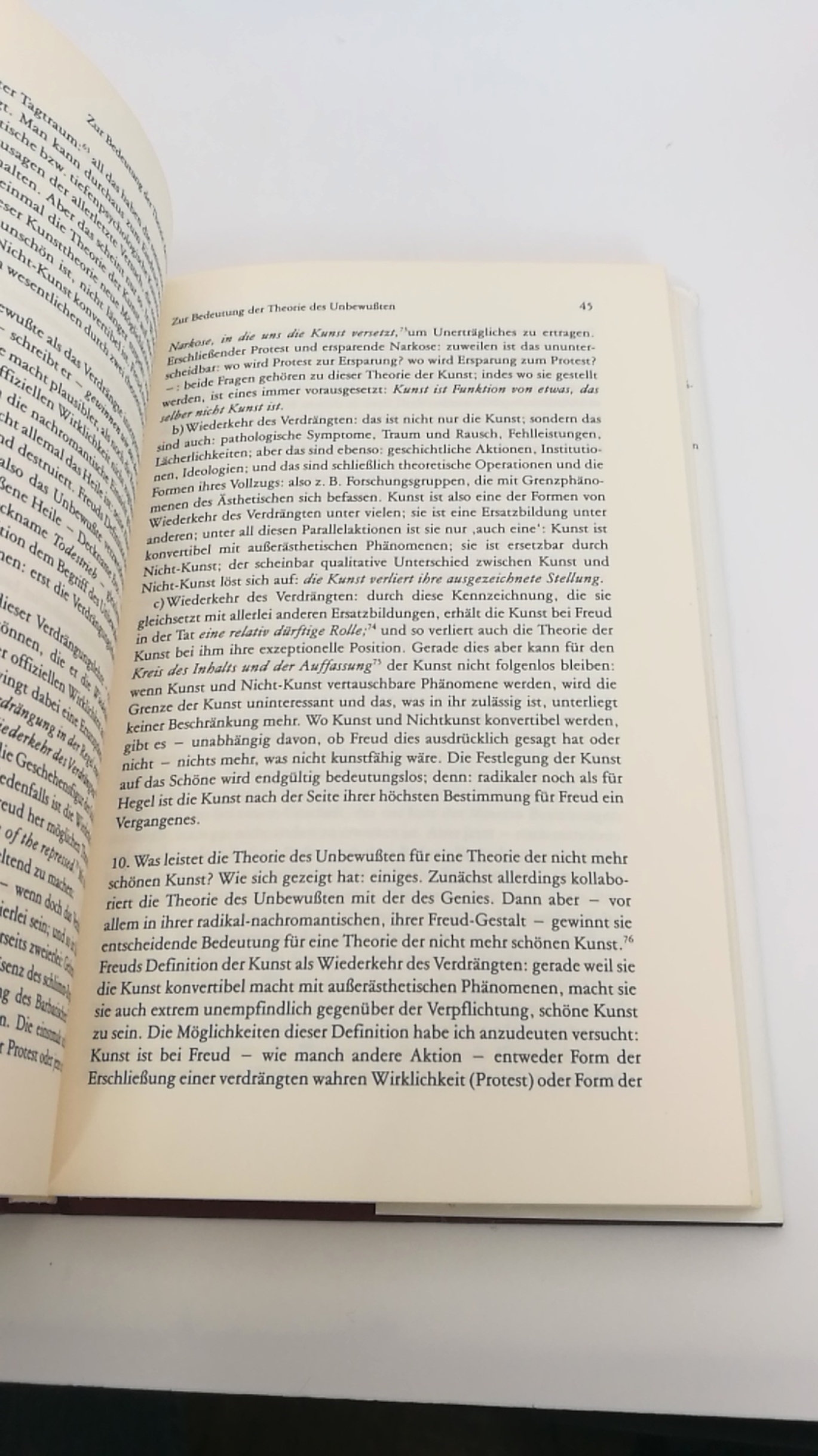 Marquard, Odo: Aesthetica und anaesthetica Philosophische Überlegungen