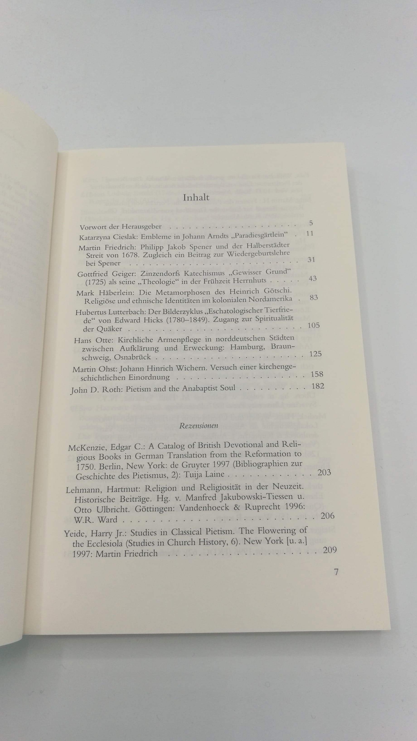 Brecht (Hrsg.), Martin: Pietismus und Neuzeit Ein Jahrbuch zur Geschichte des neueren Protestantismus. Band 25 (1999)