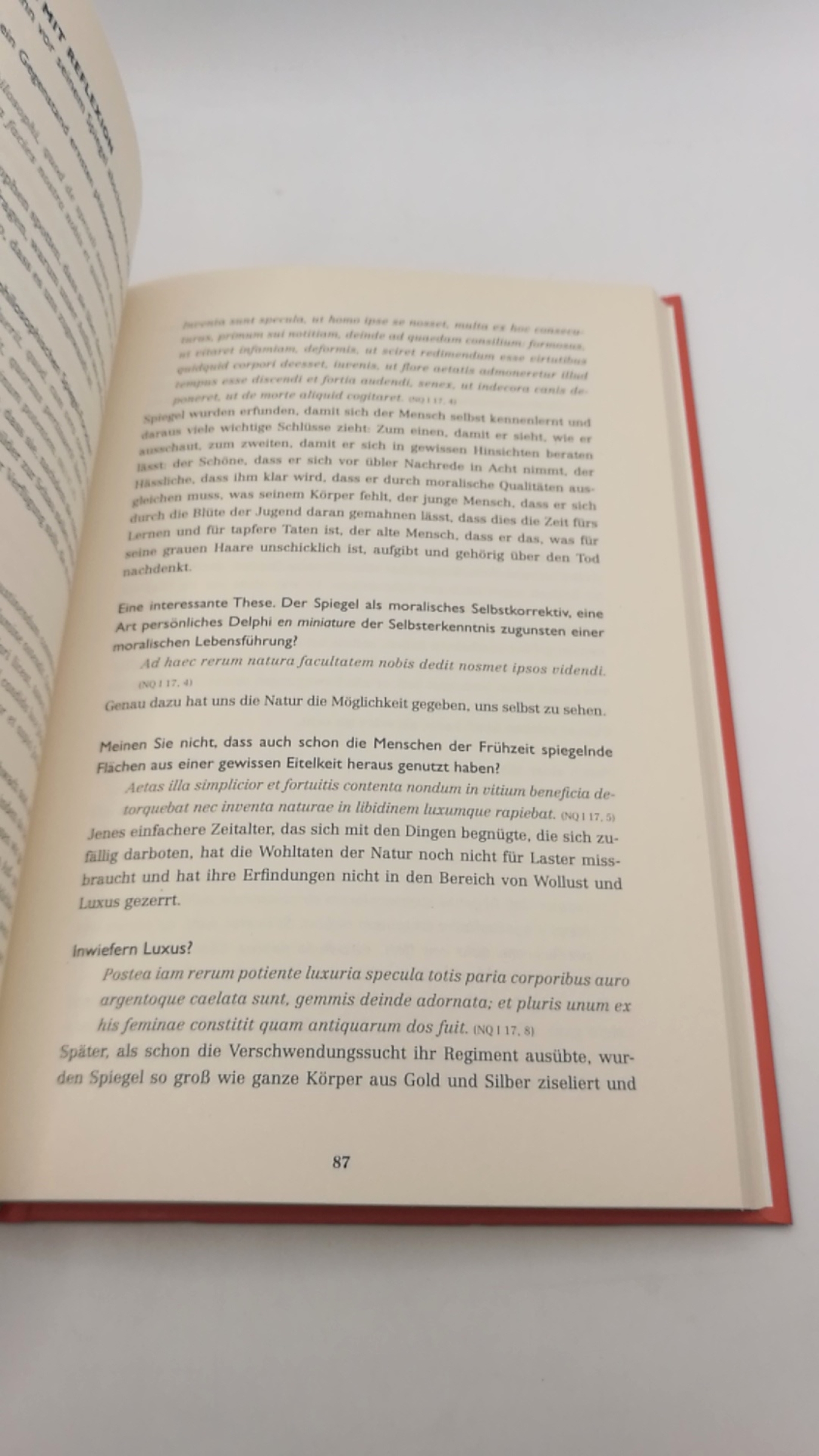 Weeber, Karl-Wilhelm (Verfasser): Auf einen Wein mit Seneca Gespräche über Gott und die Welt