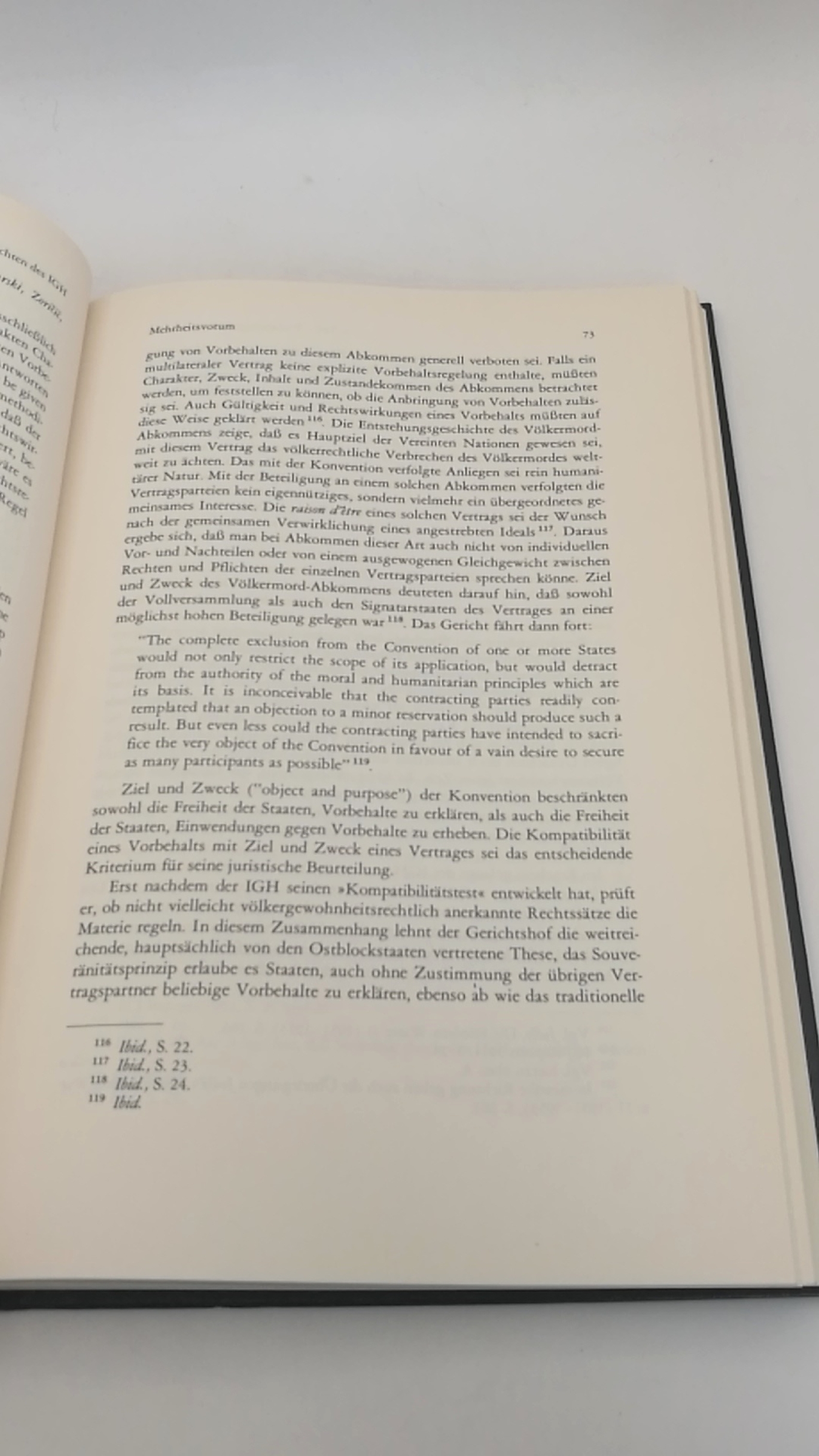 Kühner, Rolf: Vorbehalte zu multilateralen völkerrechtlichen Verträgen Beiträge zum ausländischen öffentlichen Recht und Völkerrecht; Bd. 91