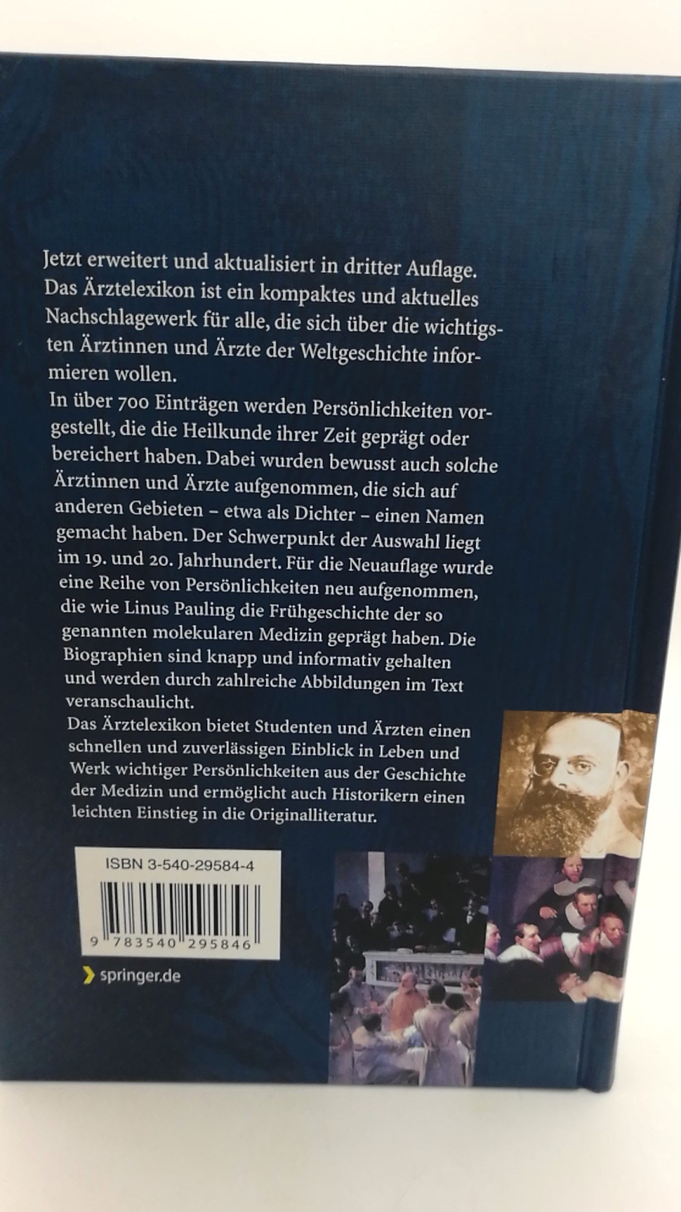 Eckart, Wolfgang U. (Herausgeber): Ärzte-Lexikon Von der Antike bis zur Gegenwart