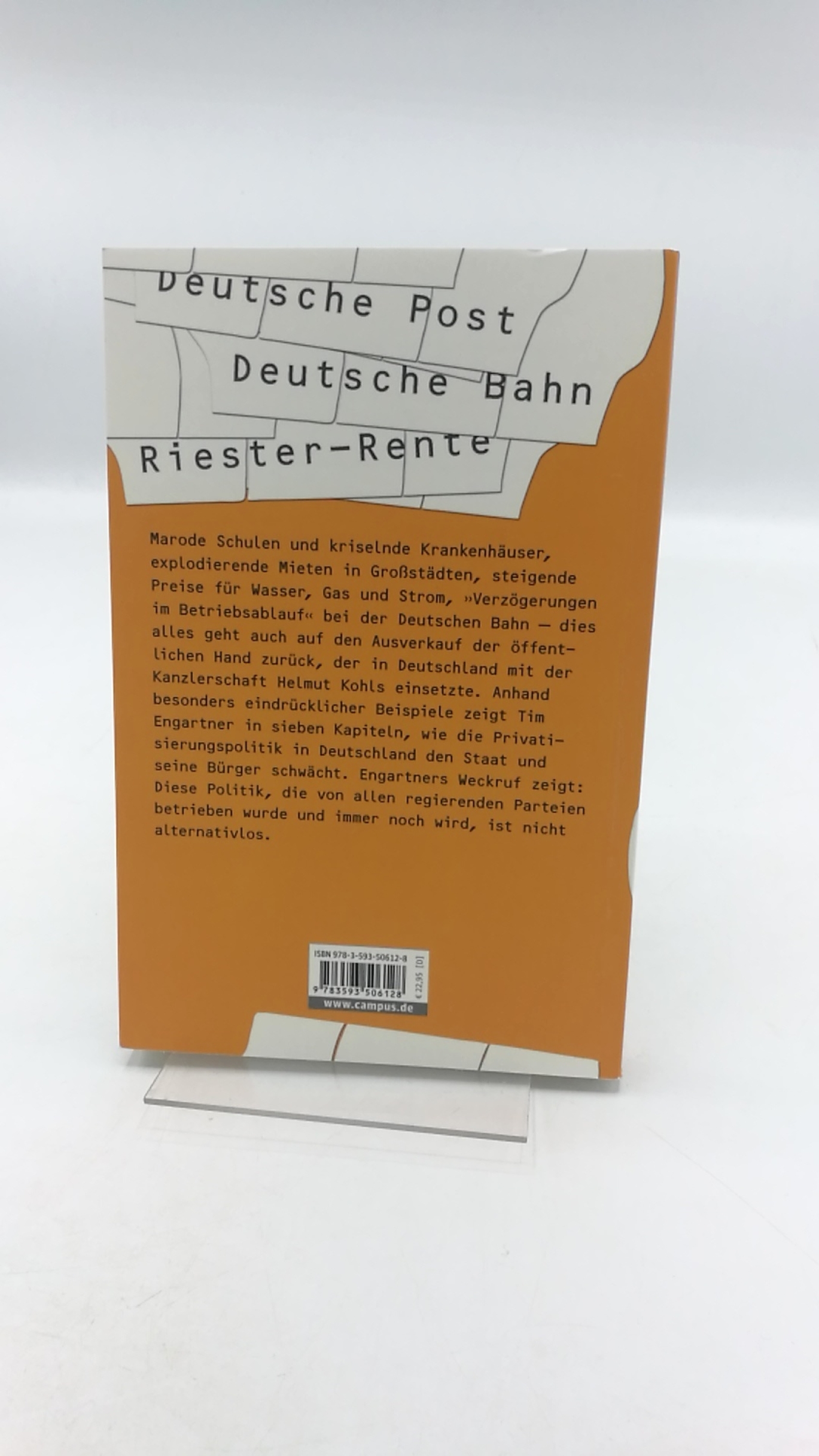 Engartner, Tim: Staat im Ausverkauf Privatisierung in Deutschland