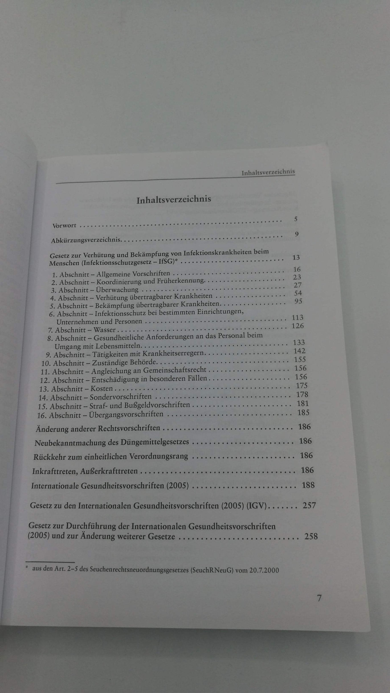 Erdle, Helmut: Infektionsschutzgesetz. Kommentar