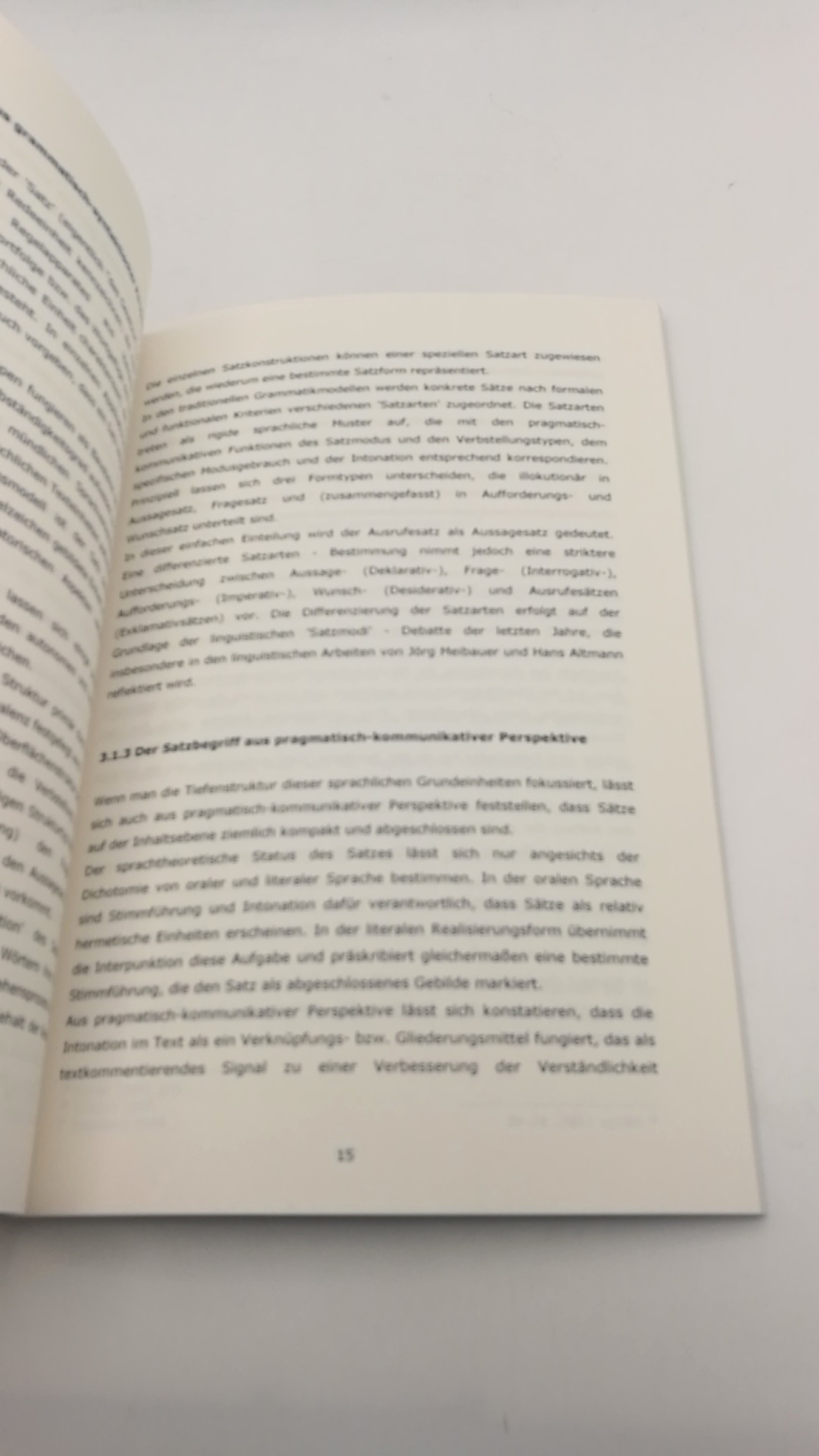 Schildgen, Andrea Elisabeth: Die Relevanz der Ellipse in der alltäglichen Kommunikationspraxis Das sprachökonomische Phänomen der Ellipse aus grammatisch-syntaktischer und pragmatisch-kommunikativer Perspektive