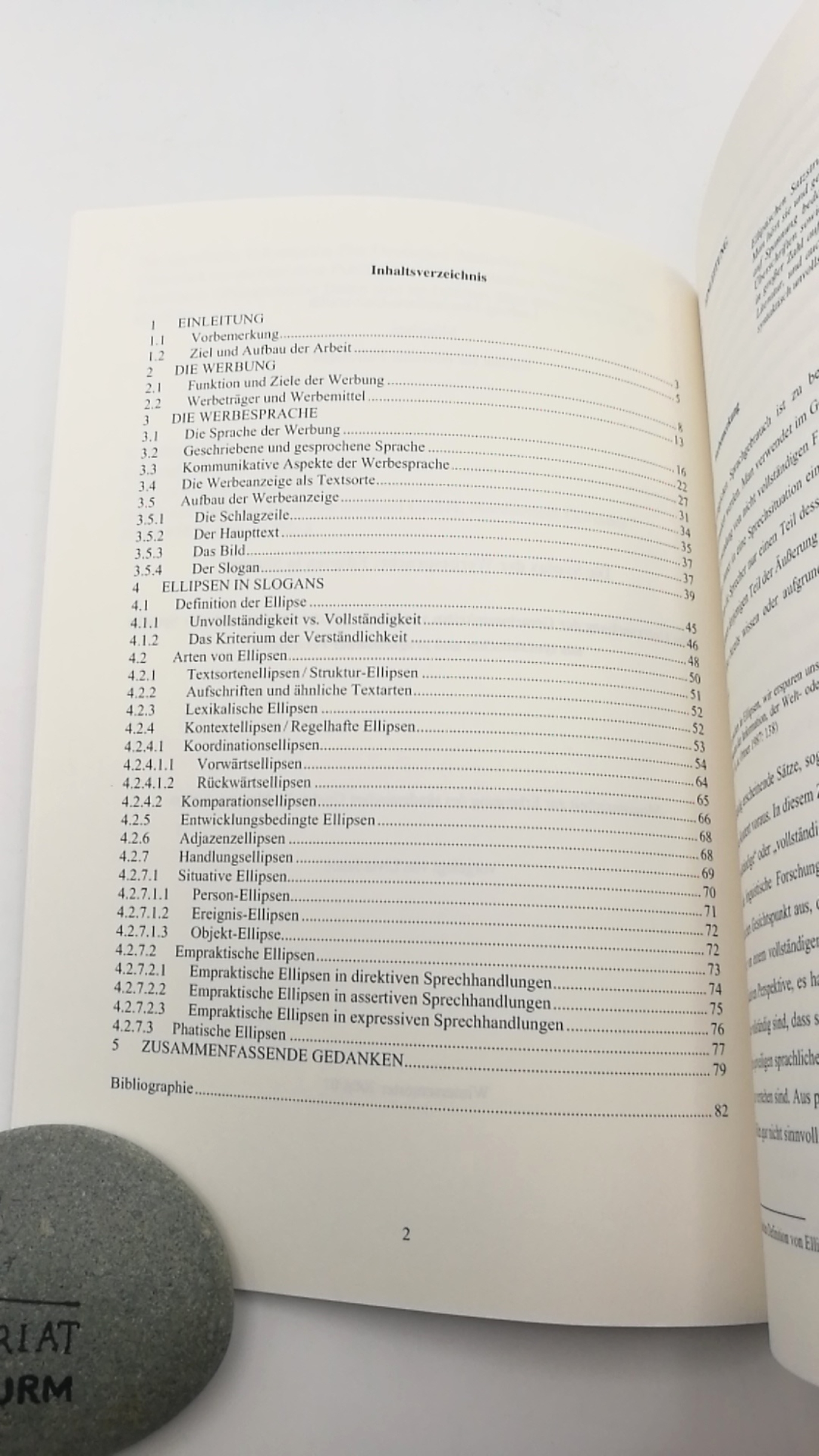 Janos, Livia: Die Syntax der Werbesprache - Ellipsen in Slogans Eine Untersuchung der Gemeinsamkeiten von Werbesprache und gesprochener Sprache aus syntaktischer und pragmatischer Perspektive