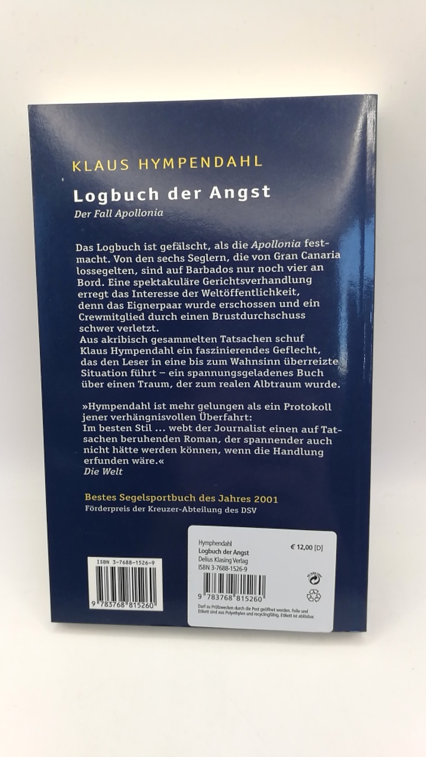 Hympendahl, Klaus: Logbuch der Angst Der Fall Apollonia