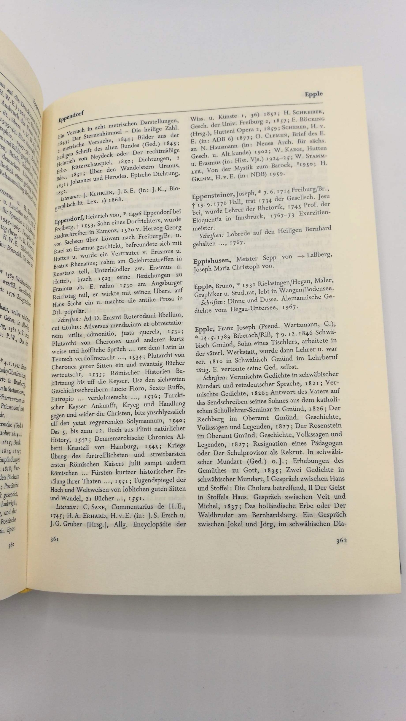 Rupp, Heinz (Mitwirkender): Deutsches Literatur-Lexikon Bd. 4., Eichenhorst - Filchner / ältere Abt. hrsg. von Heinz Rupp. Bearb. von Mathias Feldges [u. a.]. Neuere Abt. hrsg. von Friedrich Gaede u. Detlev Steffen. Bearb. von Bruno Berger [u. a.