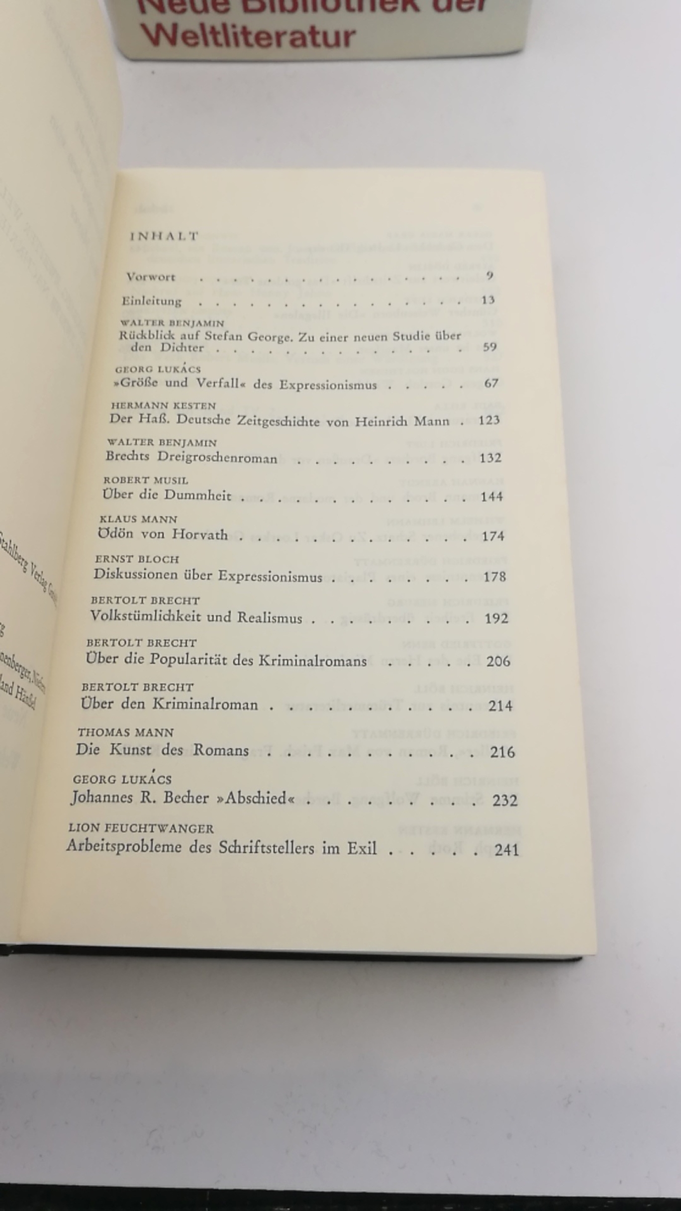 Mayer, Hans (Hrgs.): Deutsche Literaturkritik der Gegenwart. IV, Teil 1 und 2 (=2 Bände) Vorkrieg, Zweiter Weltkrieg und zweite Nachkriegszeit (1933-1986)