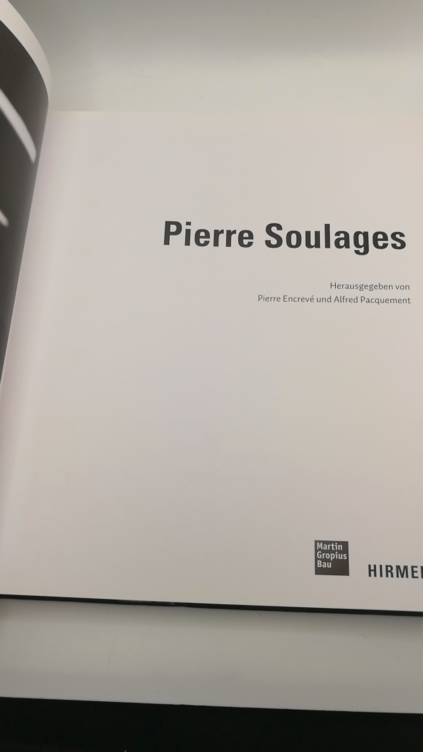 Encreve, Pierre (Hrsg.): Pierre Soulages