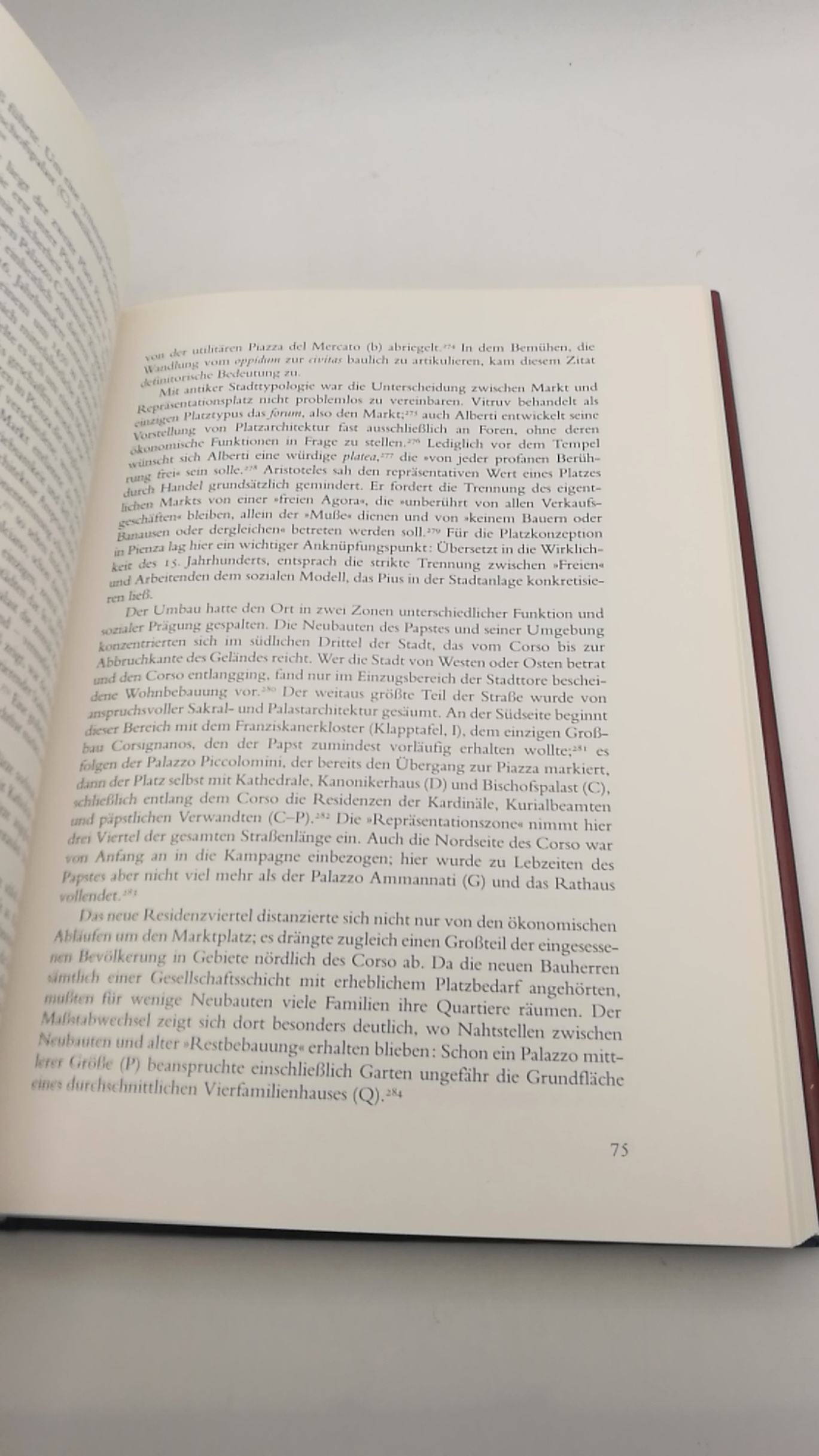 Tönnesmann, Andreas (Verfasser): Pienza Städtebau und Humanismus / Andreas Tönnesmann. Aufnahmen von Gerhard Weiss