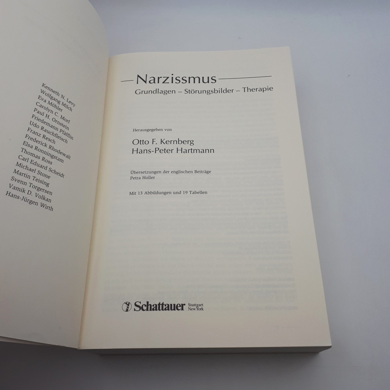 Kernberg, Otto F. (Herausgeber): Narzissmus Grundlagen - Störungsbilder - Therapie