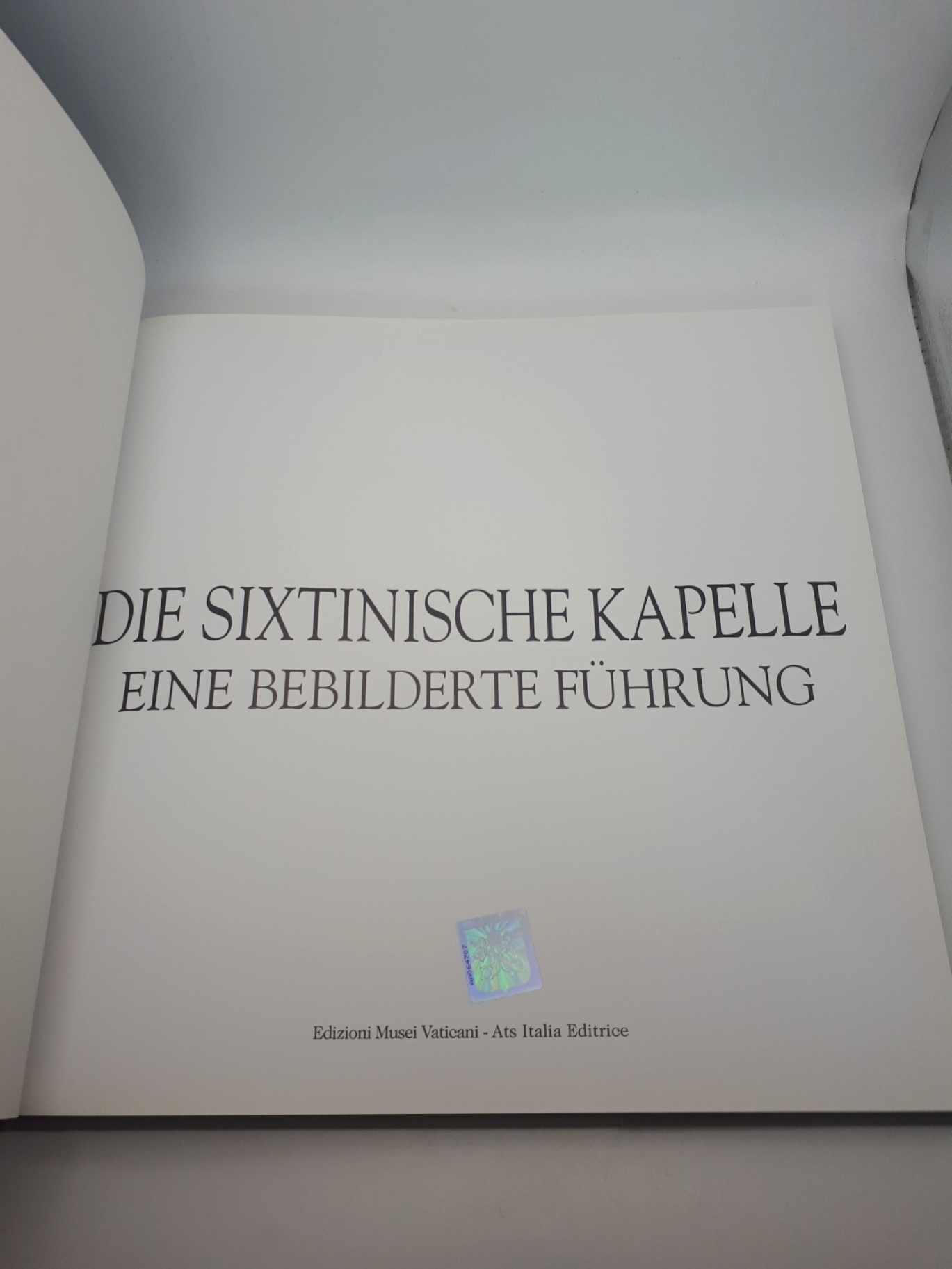 Sonia Gallico: Die Sixtinische Kapelle: Eine bebilderte Führung (Edizioni Musei Vaticani). Sprache: deutsch