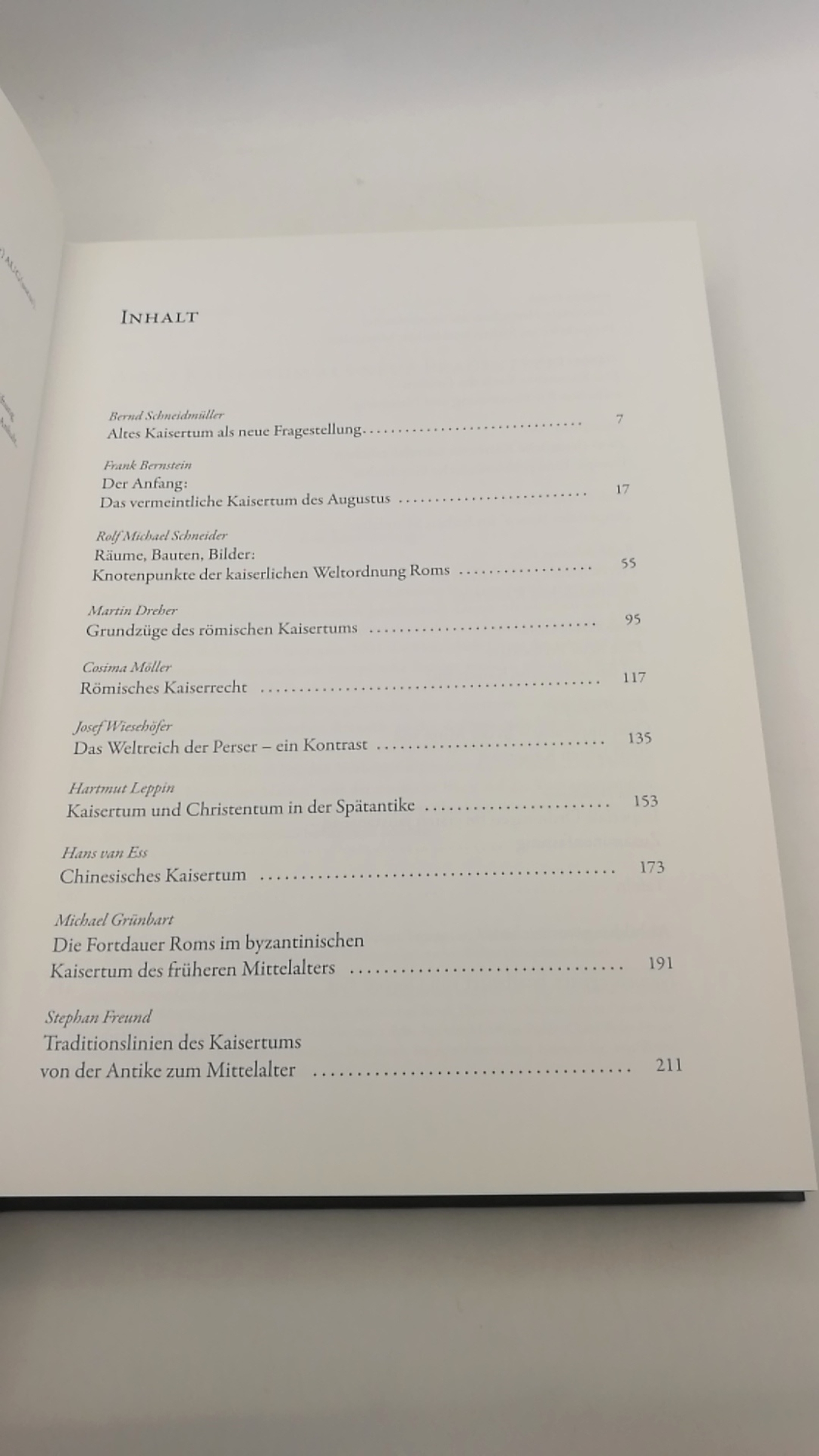 Leppin, Hartmut (Herausgeber): Kaisertum im ersten Jahrtausend Wissenschaftlicher Begleitband zur Landesausstellung "Otto der Große und das Römische Reich - Kaisertum von der Antike zum Mittelalter"