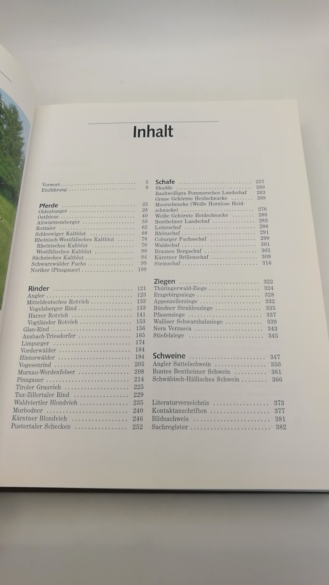 Sambraus, Hans Hinrich: Gefährdete Nutztierrassen. Ihre Zuchtgeschichte, Nutzung und Bewahrung 