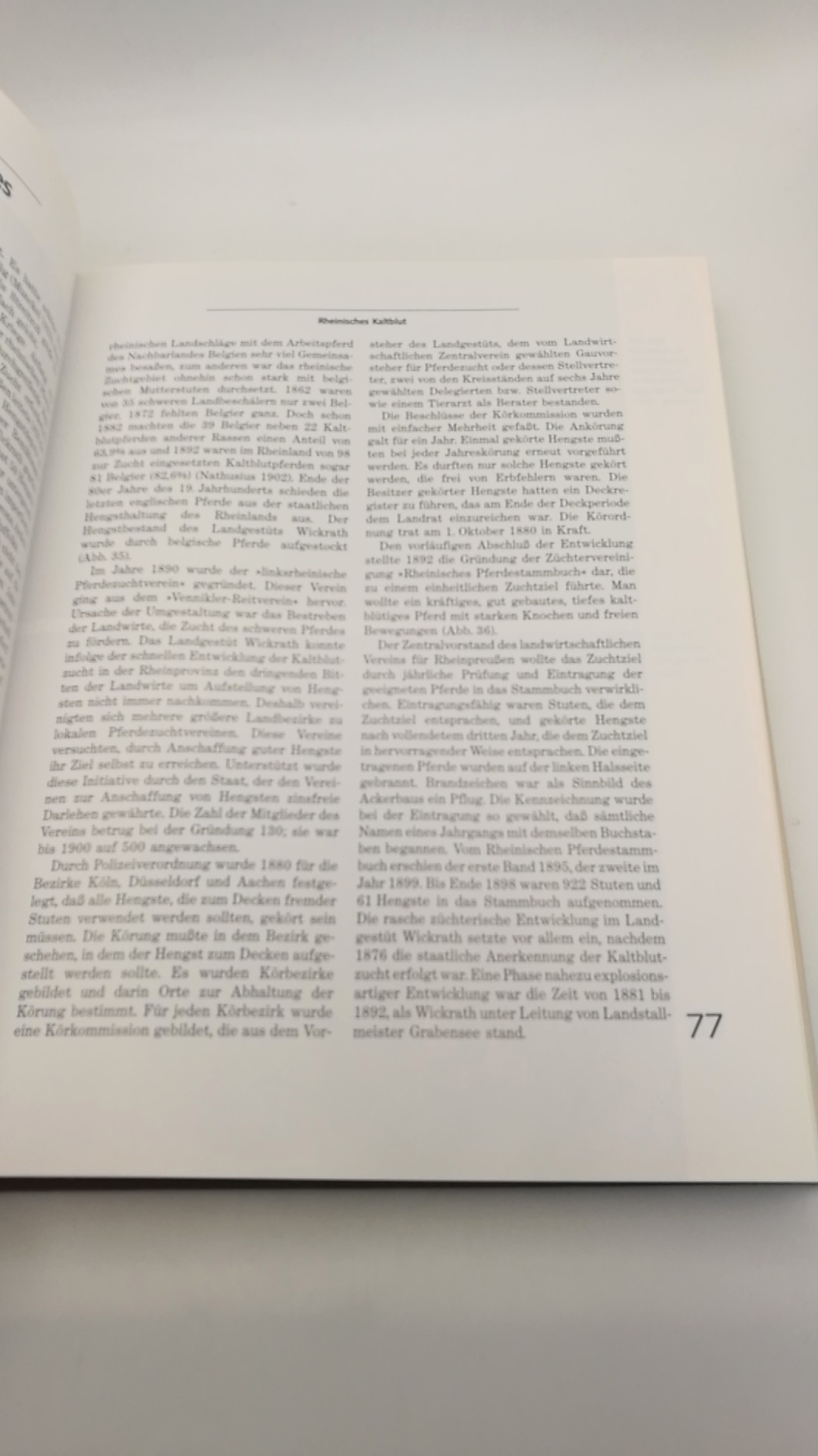 Sambraus, Hans Hinrich: Gefährdete Nutztierrassen. Ihre Zuchtgeschichte, Nutzung und Bewahrung 