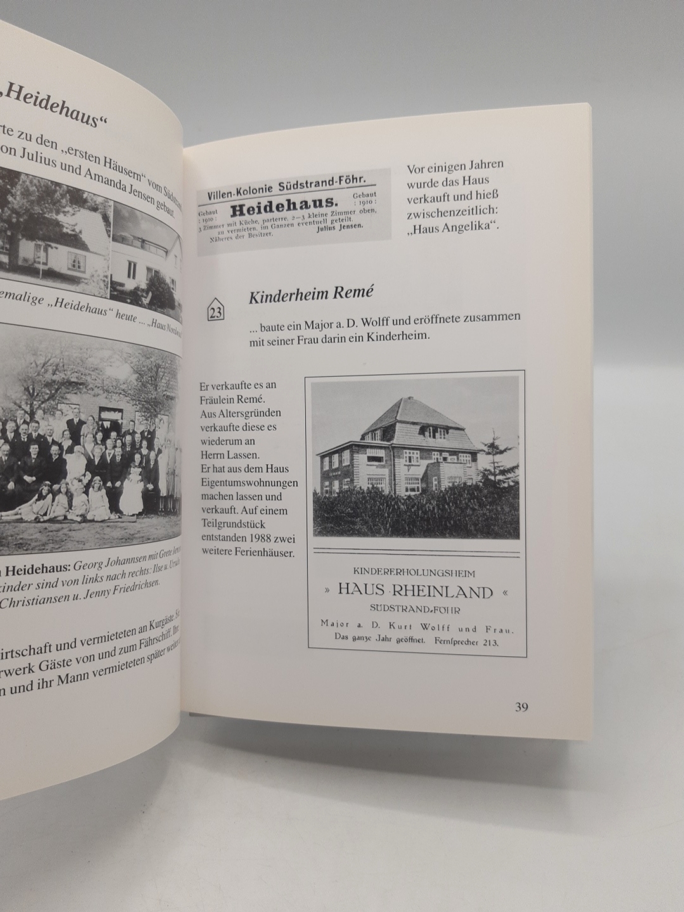 Martens, Sophie: Über 100 Jahre Erinnerungen an das alte Wyk und den Südstrand / aufgeschrieben und zsgest. von Sophie Martens und ihrem Mann, Johannes Martens. [Hrsg.: Familie Sophie Martens