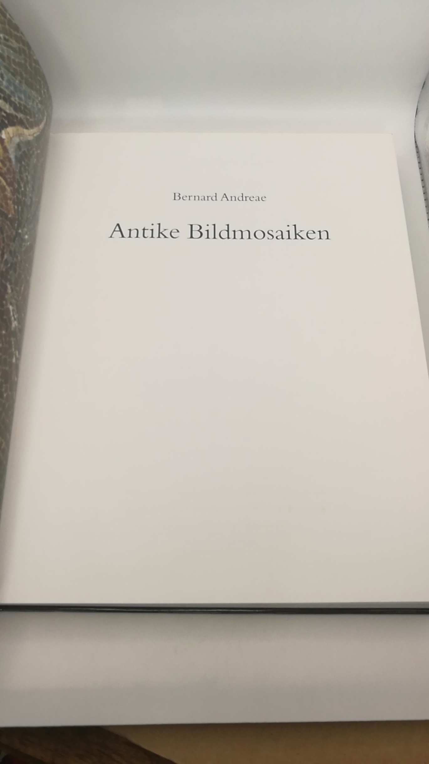 Andreae, Bernard: Antike Bildmosaiken 