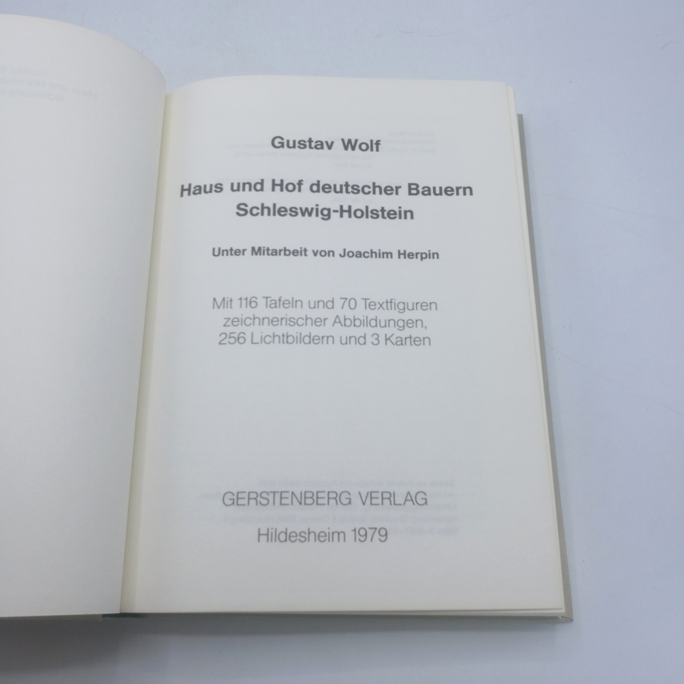 Wolf, Gustav: Haus und Hof deutscher Bauern. Schleswig-Holstein