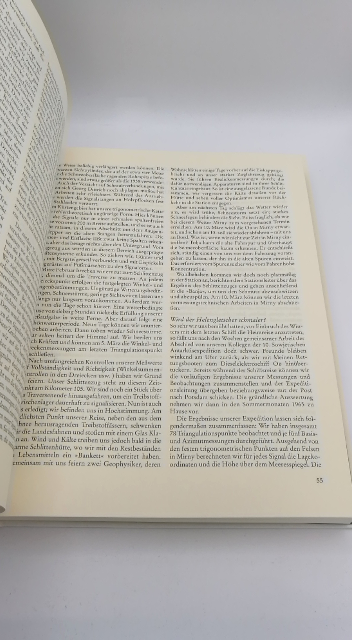 Lange, Gert: Sonne, Sturm und weiße Finsternis. Die Chronik der ostdeutschen Antarktisforschung