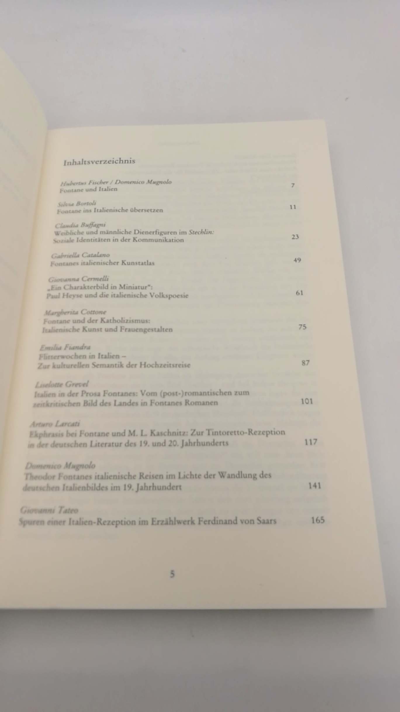 Fischer, Hubertus Mugnolo, Domenico: Fontane und Italien Frühjahrstagung der Theodor-Fontane-Gesellschaft e.V., Mai 2009 in MonÃ³poli (Apulien) / hrsg. von Hubertus Fischer und Domenico Mugnolo