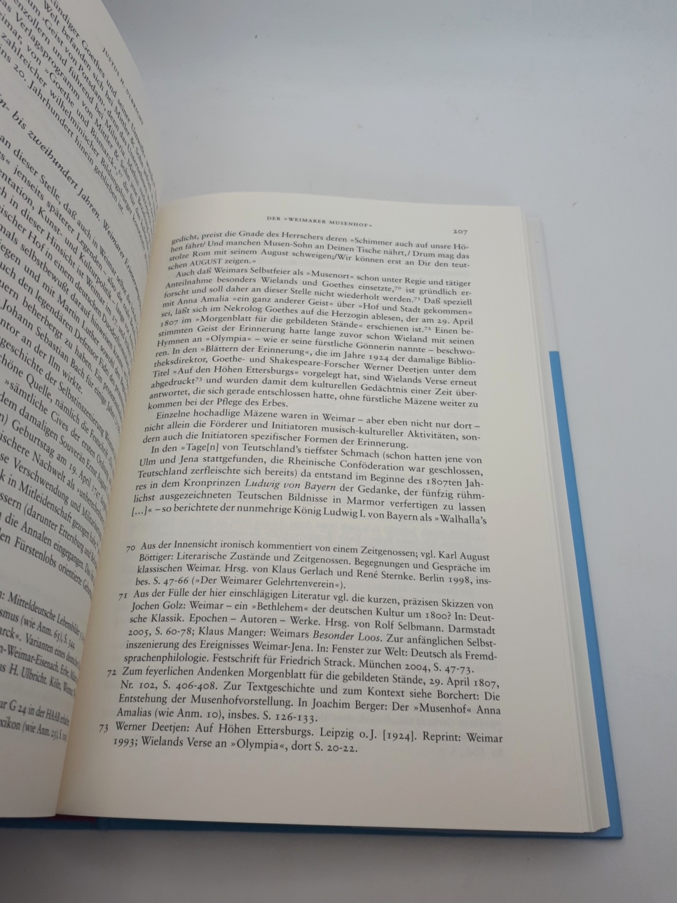 Seemann, Hellmut (Herausgeber): Anna Amalia, Carl August und das Ereignis Weimar 