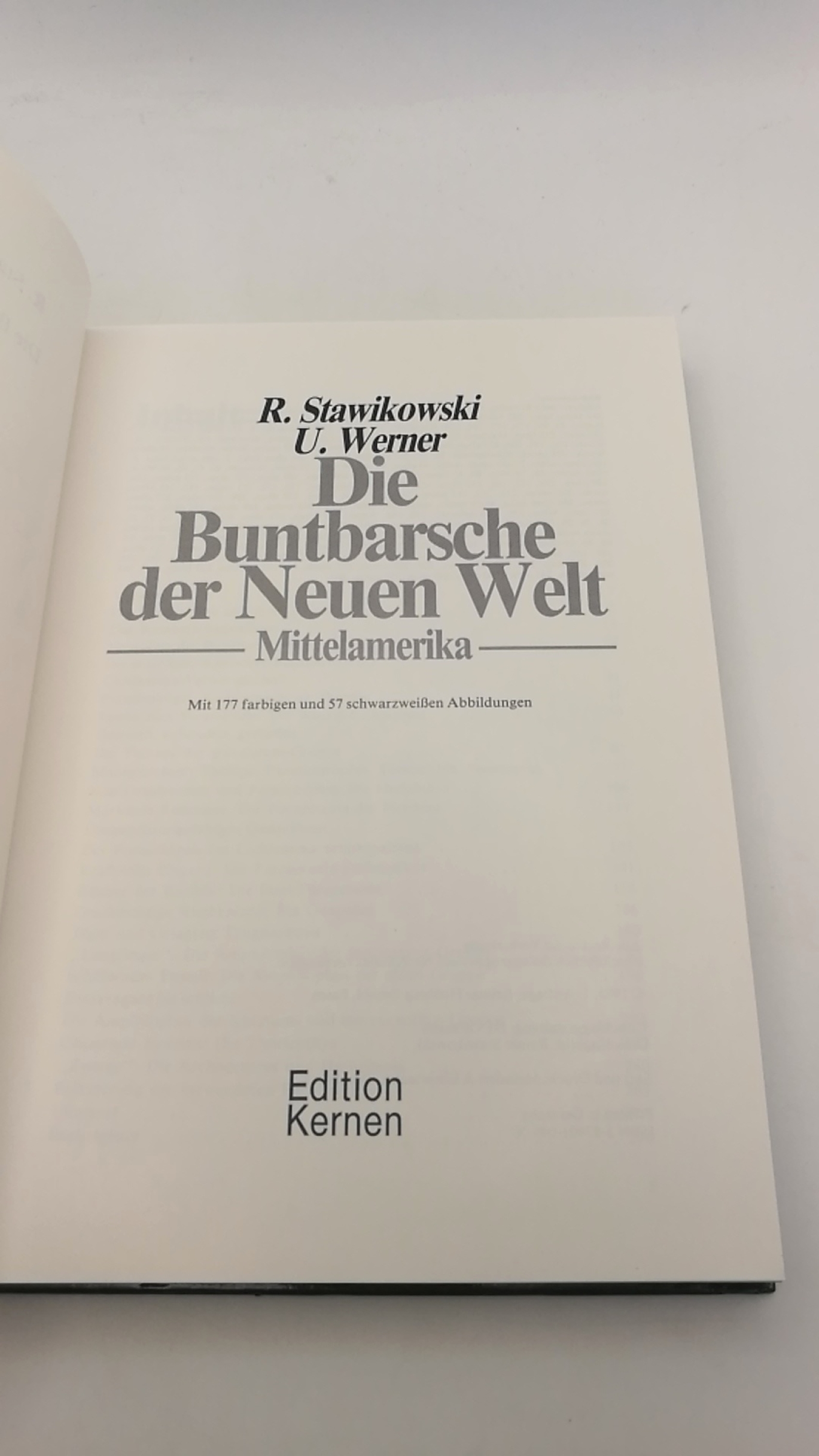 Stawikowski, Rainer: Die Buntbarsche der Neuen Welt: Mittelamerika