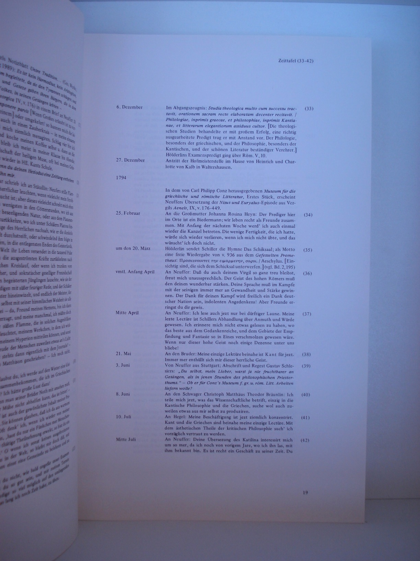 Franz, Michael (Herausgeber): Hölderlin, Friedrich Sämtliche WerkeTeil: Bd. 17., Frühe Aufsätze und Übersetzungen / hrsg. von Michael Franz ...